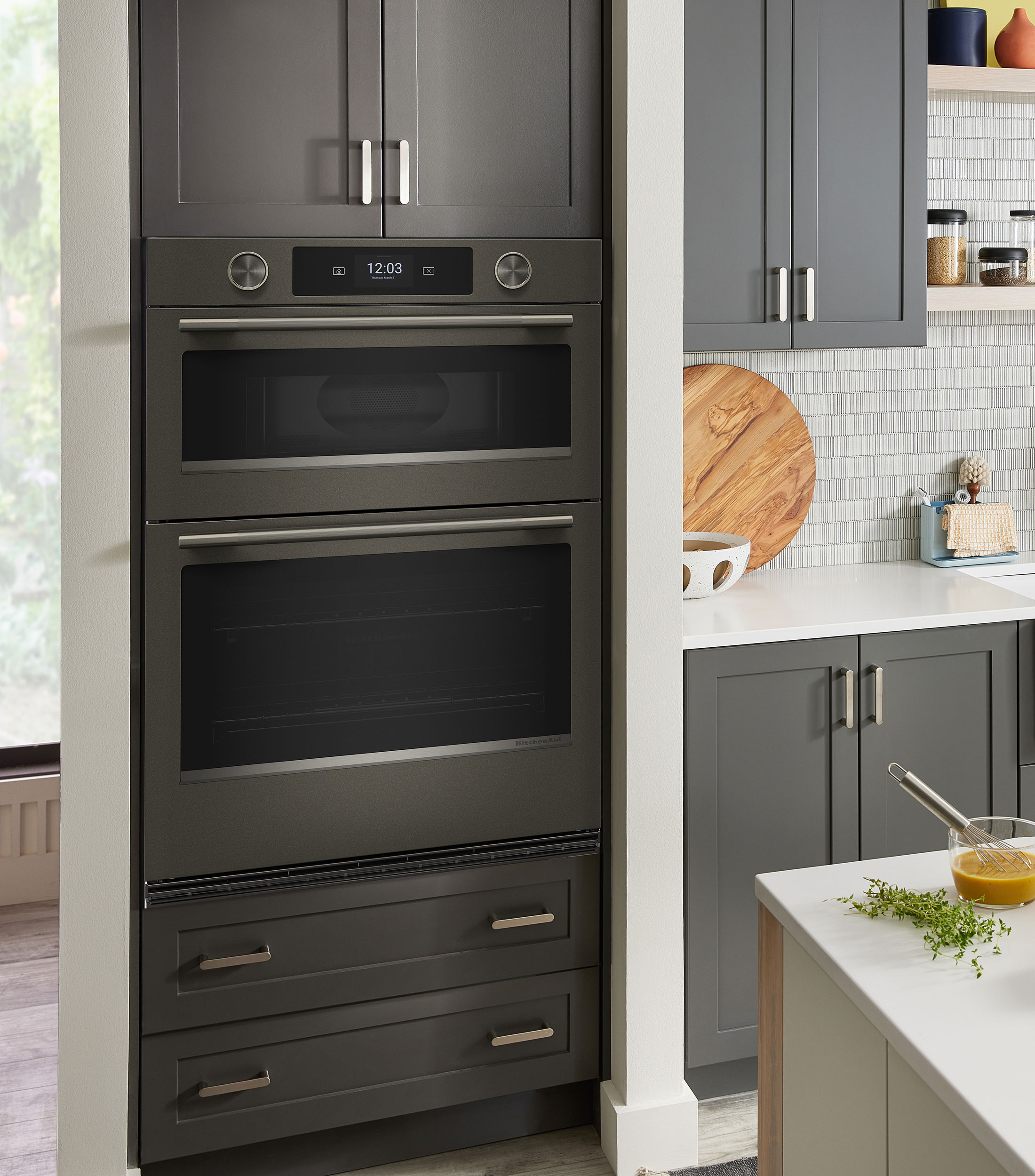 Horno Combo Eléctrico Smart 30" en acero inoxidable