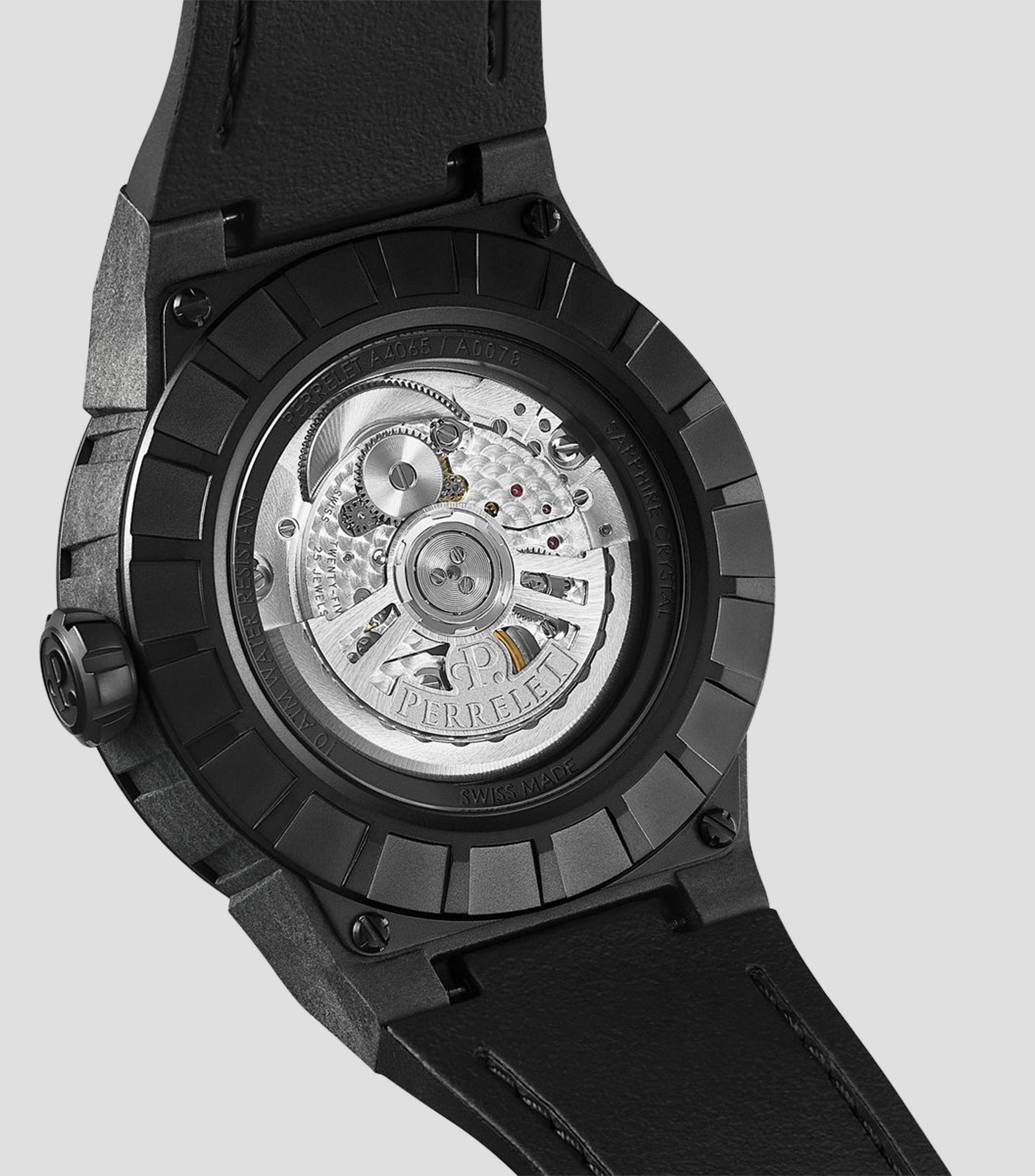 Reloj para Hombre Turbine Carbon Casual Negro, Cafe