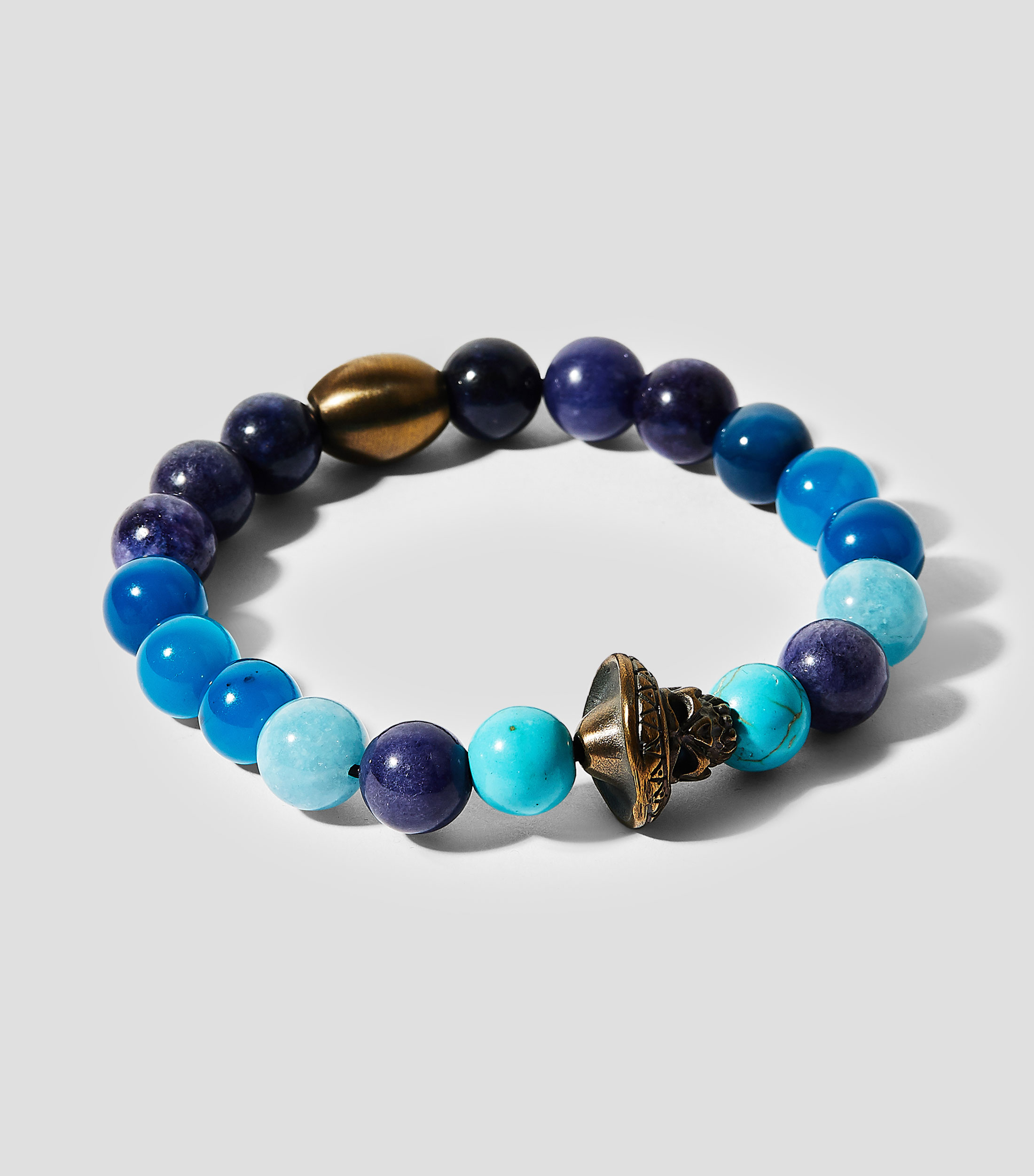 Pulsera elástica con piedras Hombre