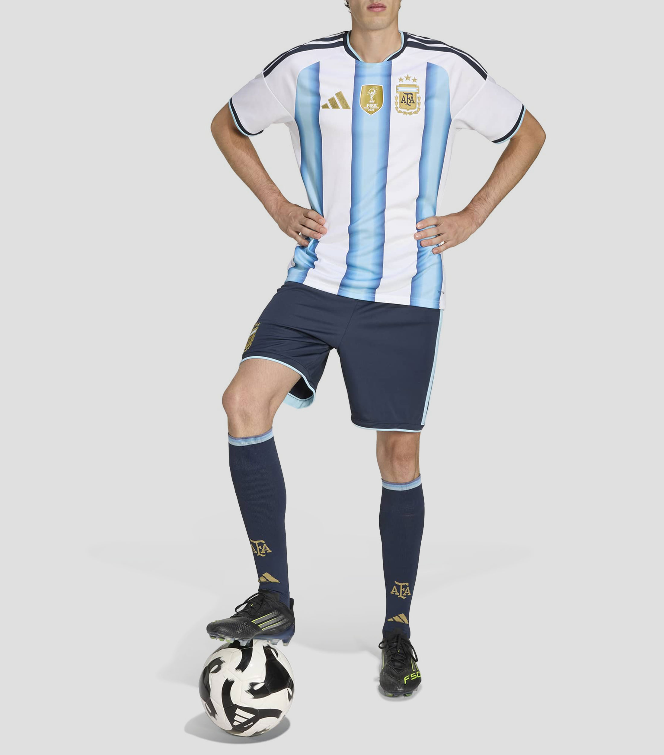 Short para Fútbol Soccer Selección de Argentina Local Hombre