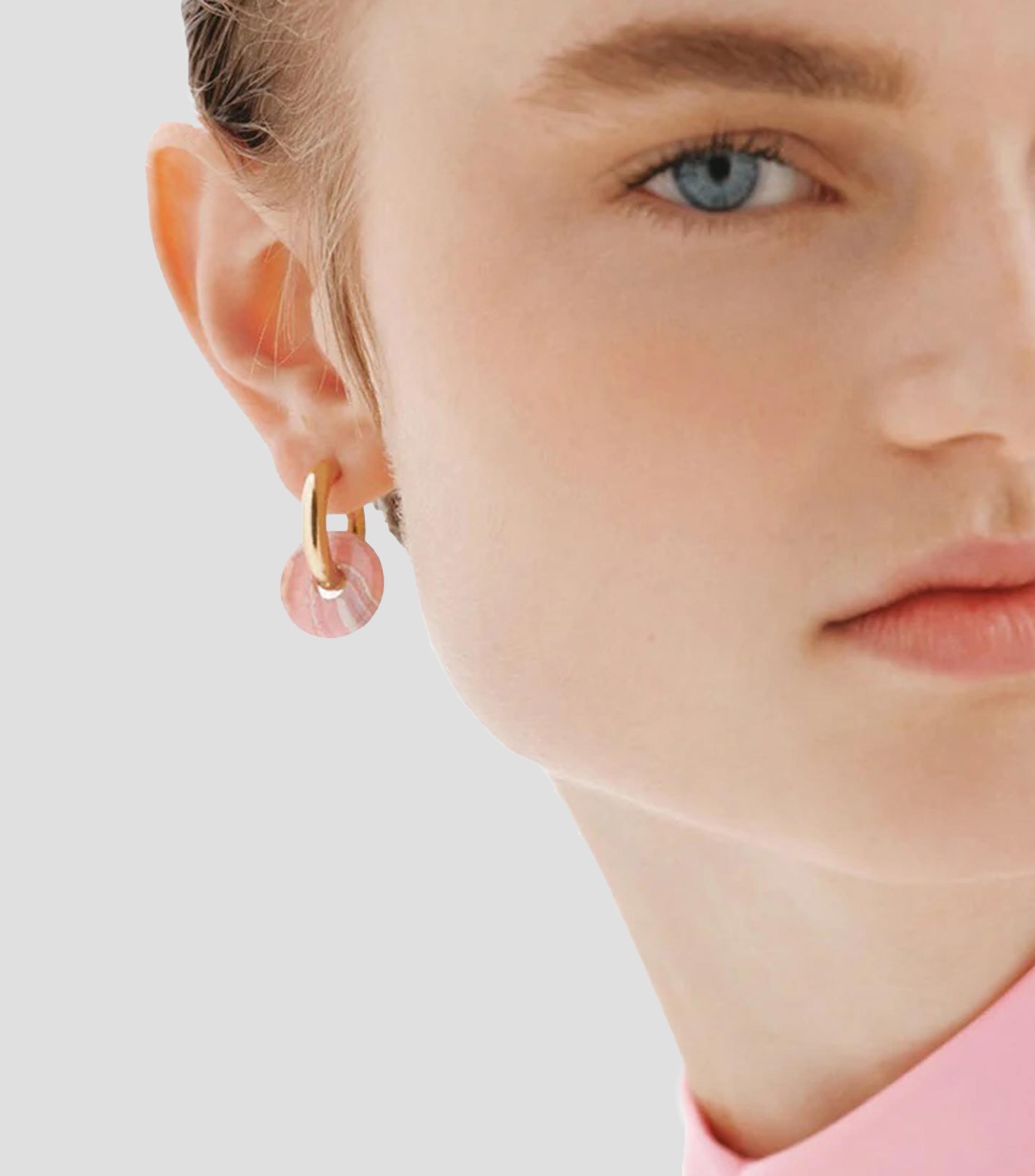 Pendientes en plata con rodocrosita Donkie Mujer