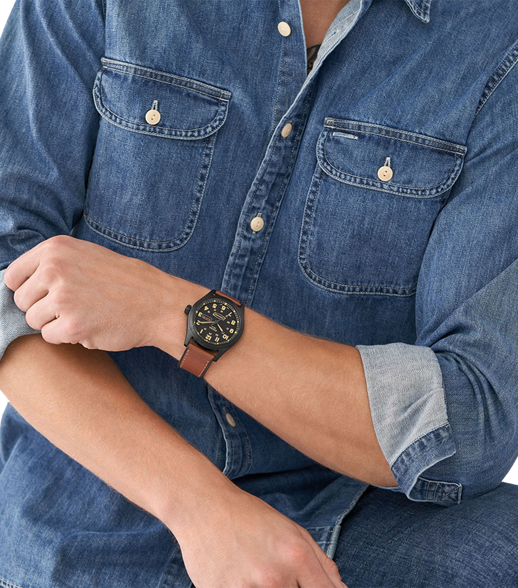 Reloj para Hombre Defender Casual Negro
