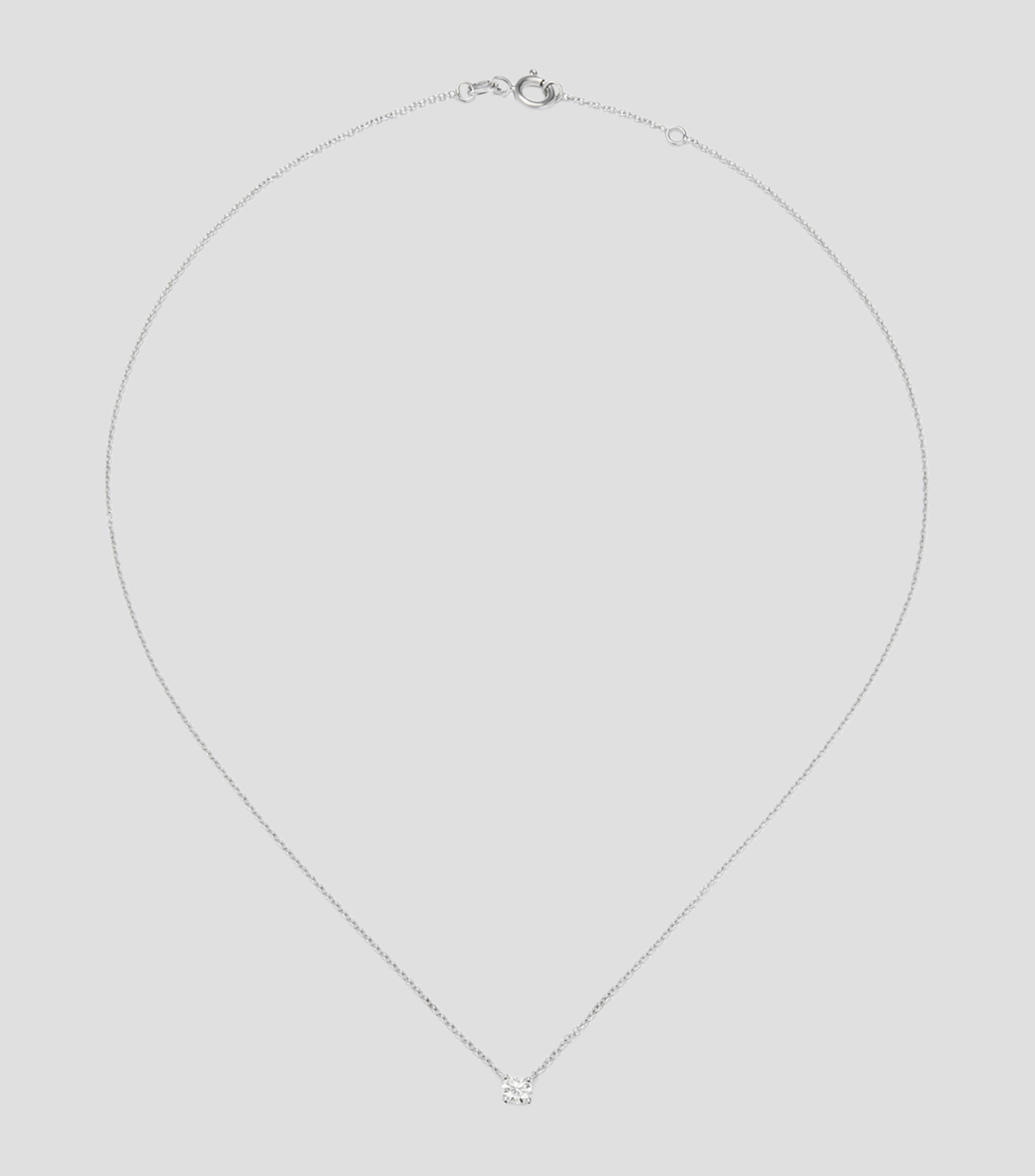 Collar en Oro blanco de 18 Kilates con diamante Grace Mujer