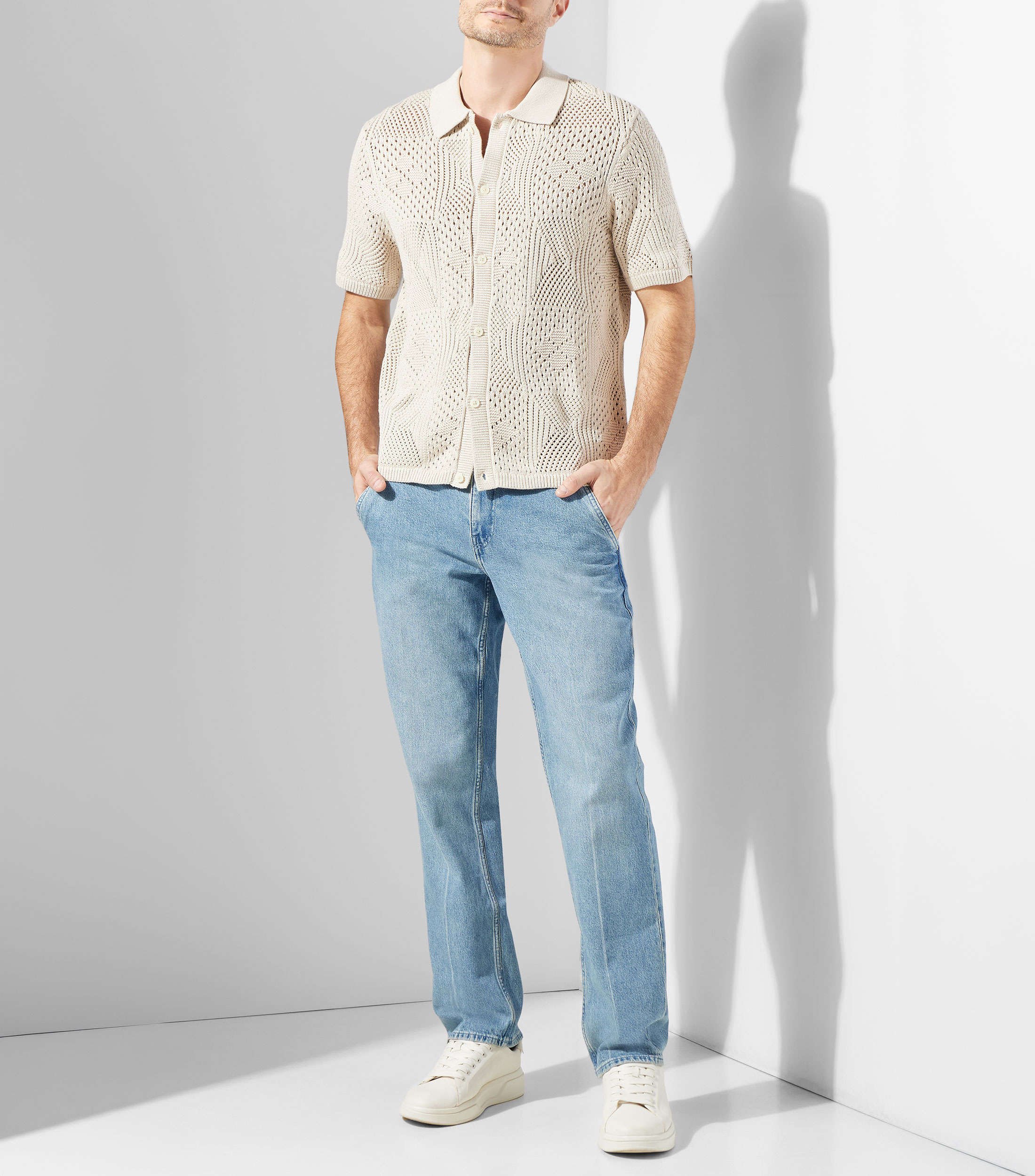 Camisa fantasía manga corta Hombre