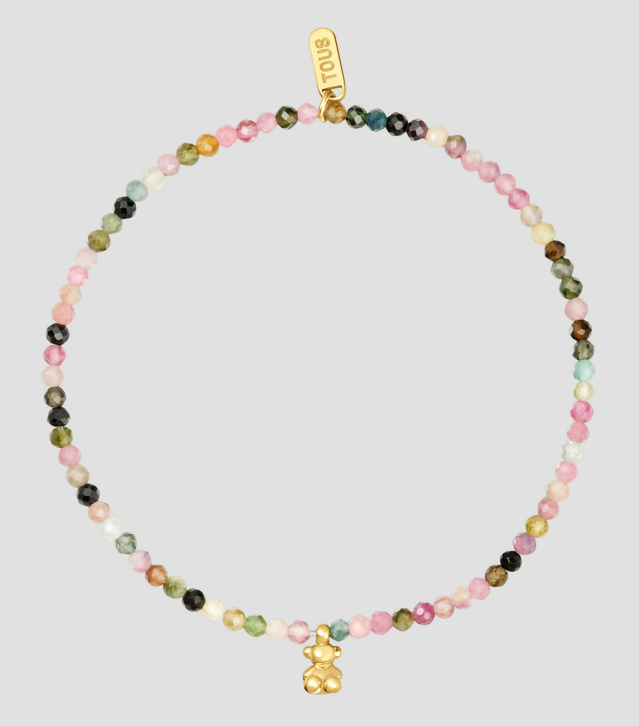Pulsera elastica con turmalinas Bold Bear Mujer