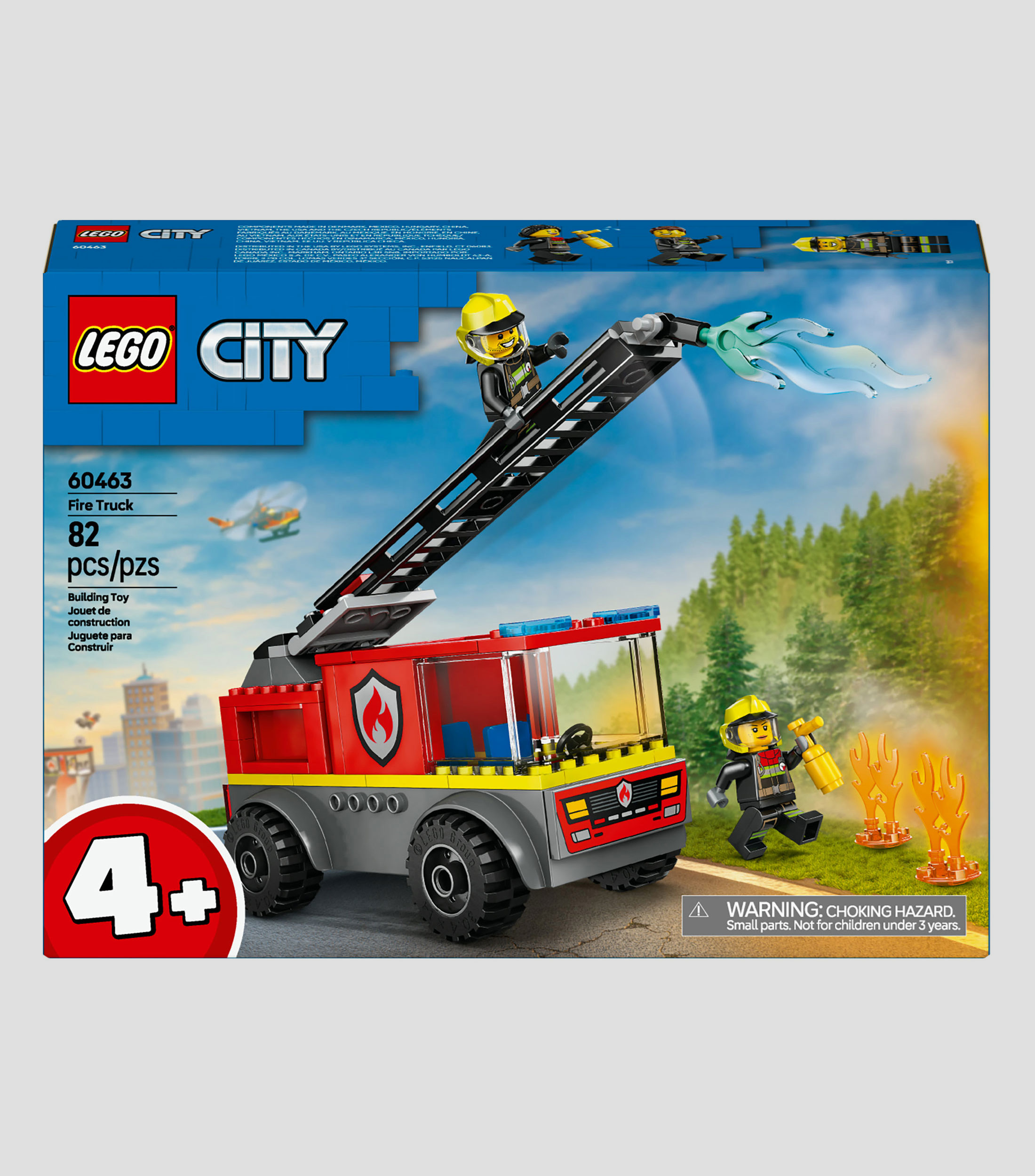 Lego City Camión de Bomberos con Escalera Juguete 60463