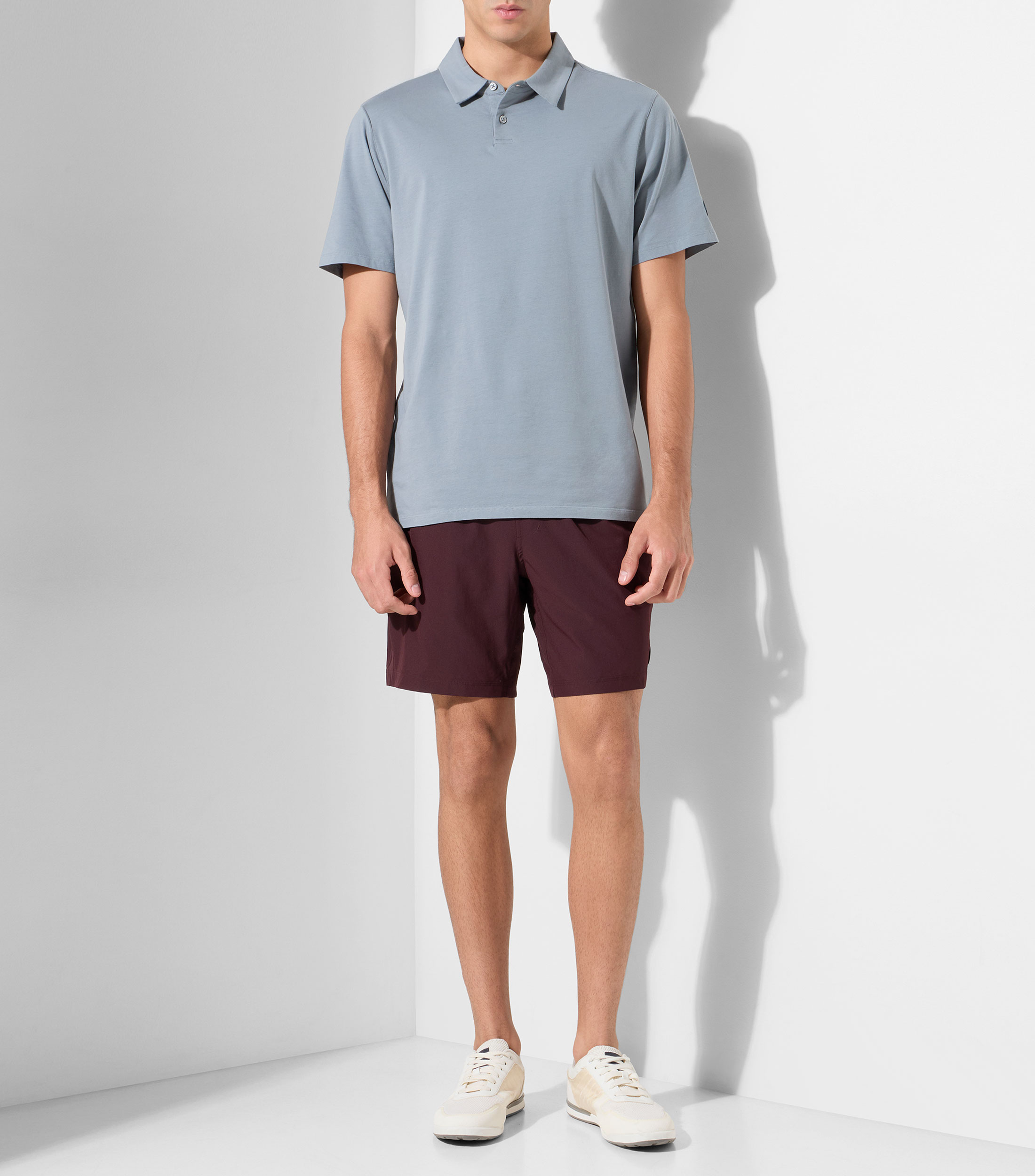 Playera tipo polo para entrenamiento Feather Hombre