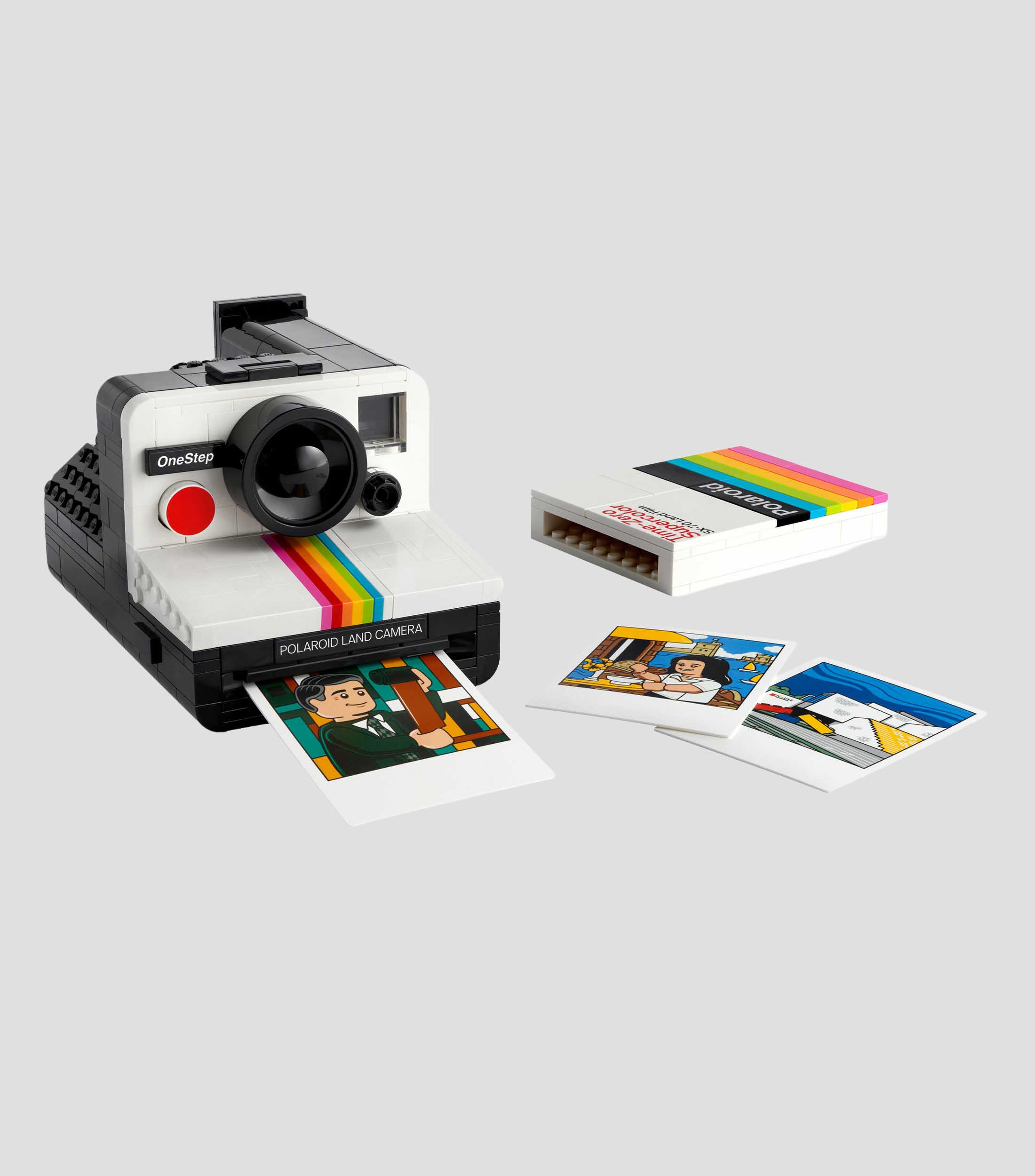 Lego Ideas Cámara Polaroid OneStep SX-70 de colección 21345