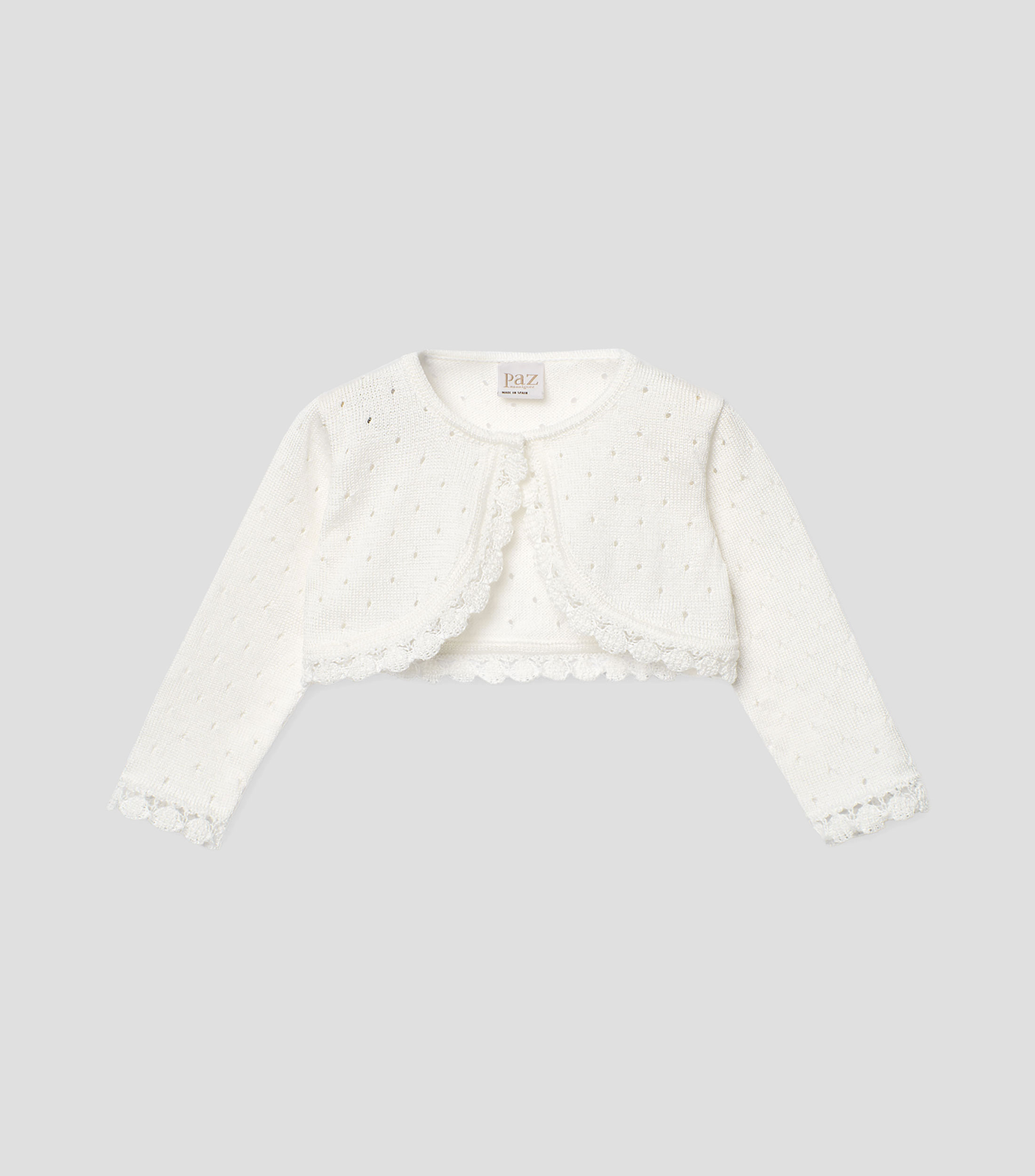 Bolero cuello redondo Niña