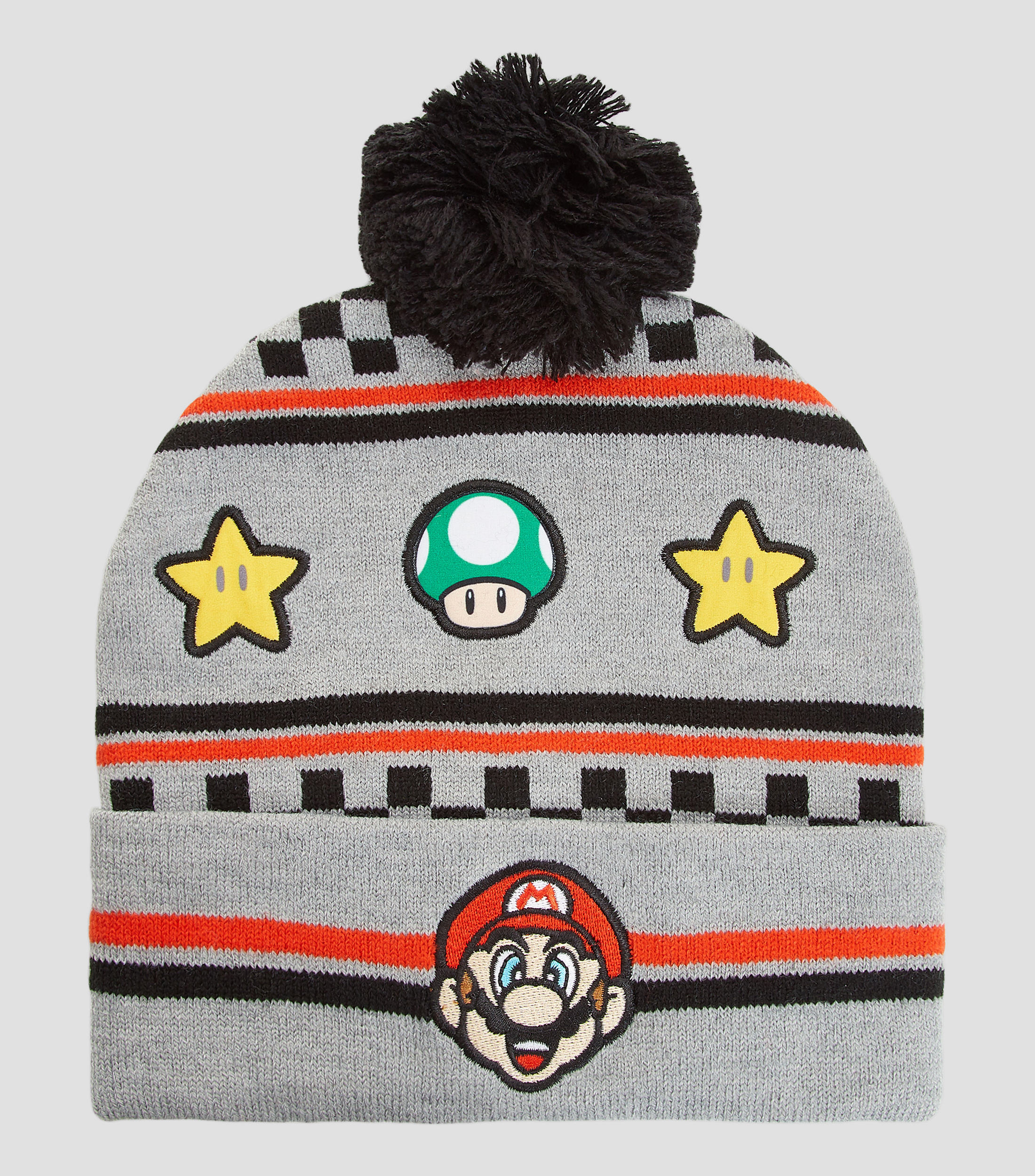Gorro en tejido de punto Super Mario Niño