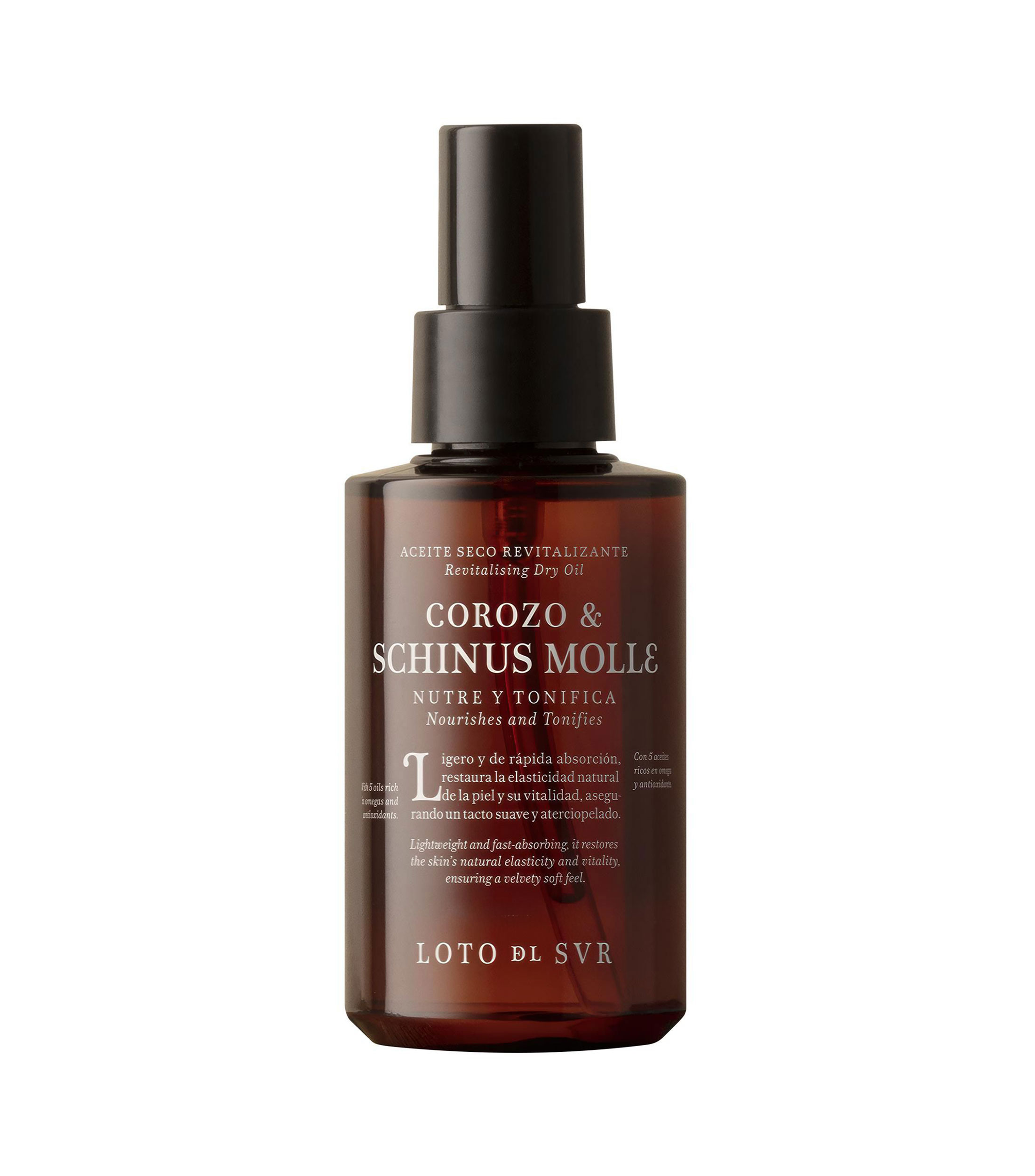 Aceite Seco Revitalizante Corozo & Schinus Molle, 100 ml
