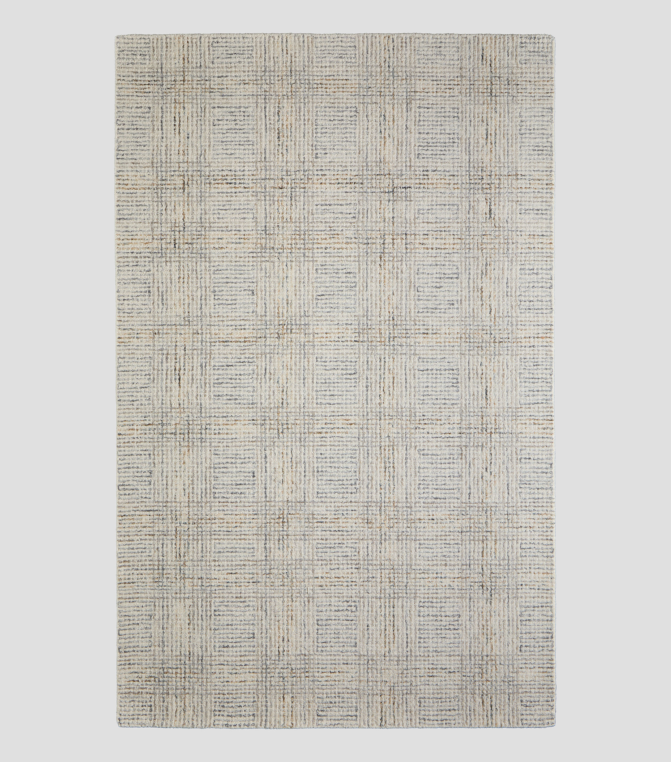 Tapete 100% Lana, tejido a mano en la India Opera Gris 152 x 244 cm