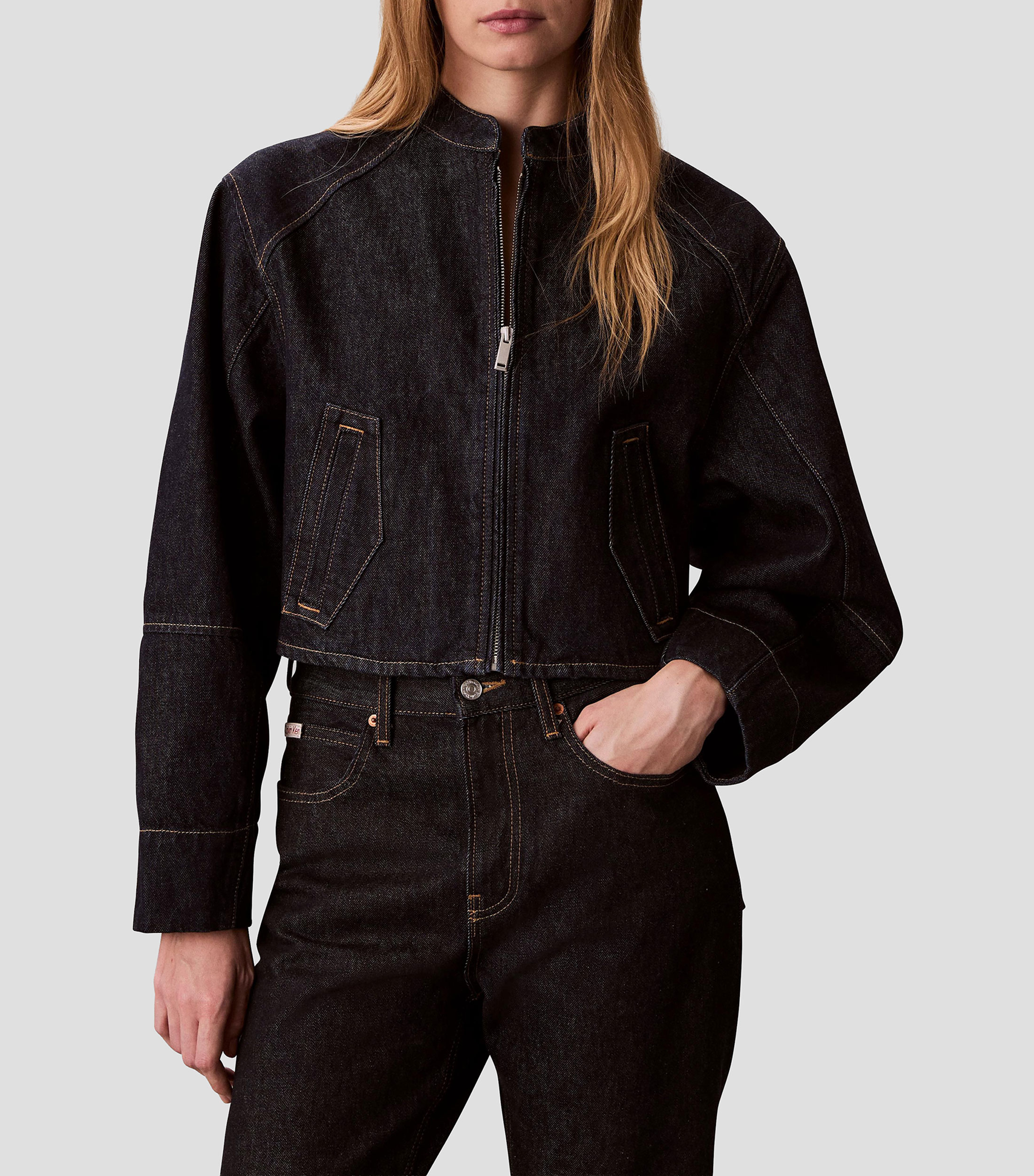 Chamarra Denim Mujer