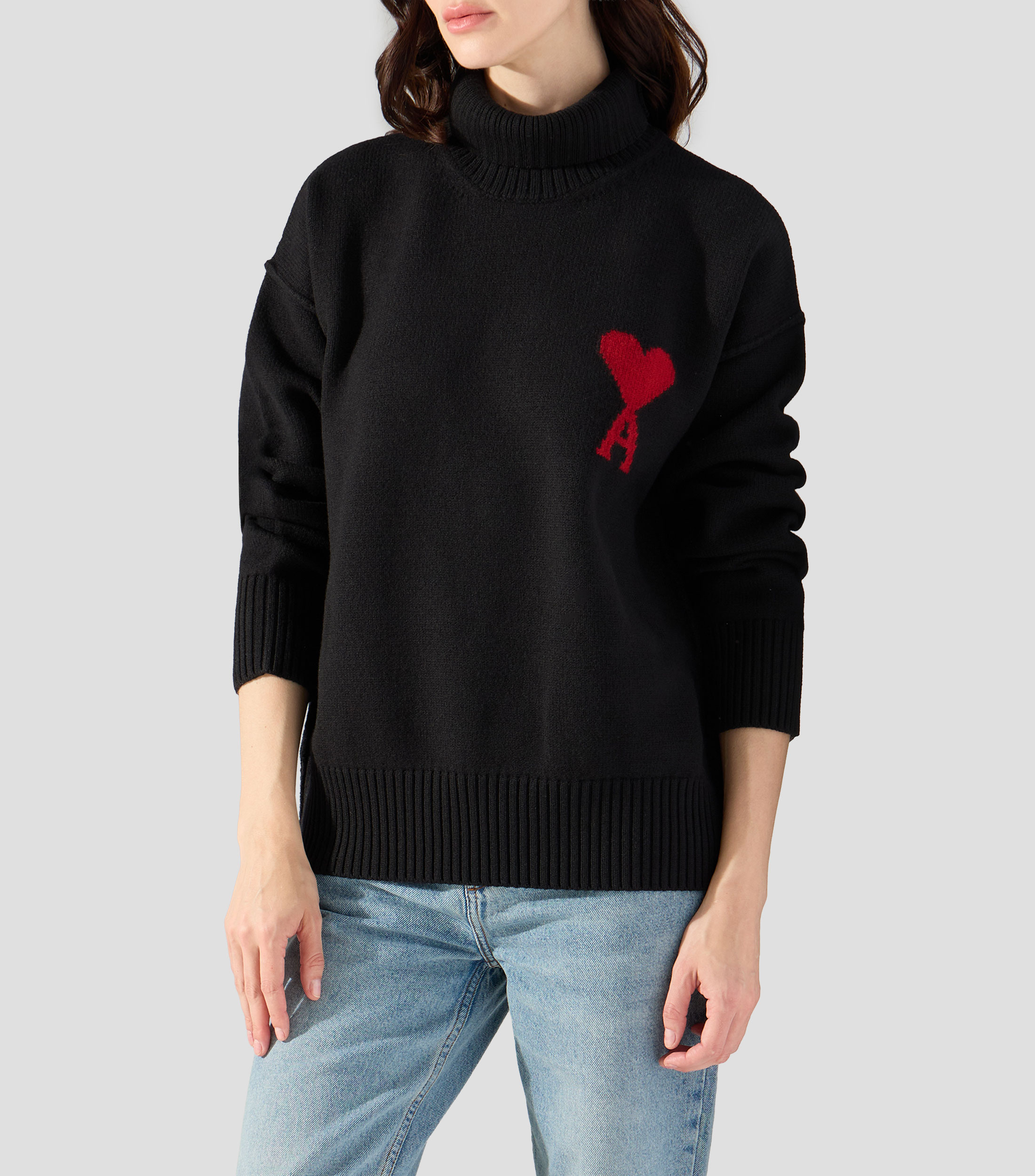 Suéter cuello alto Mujer