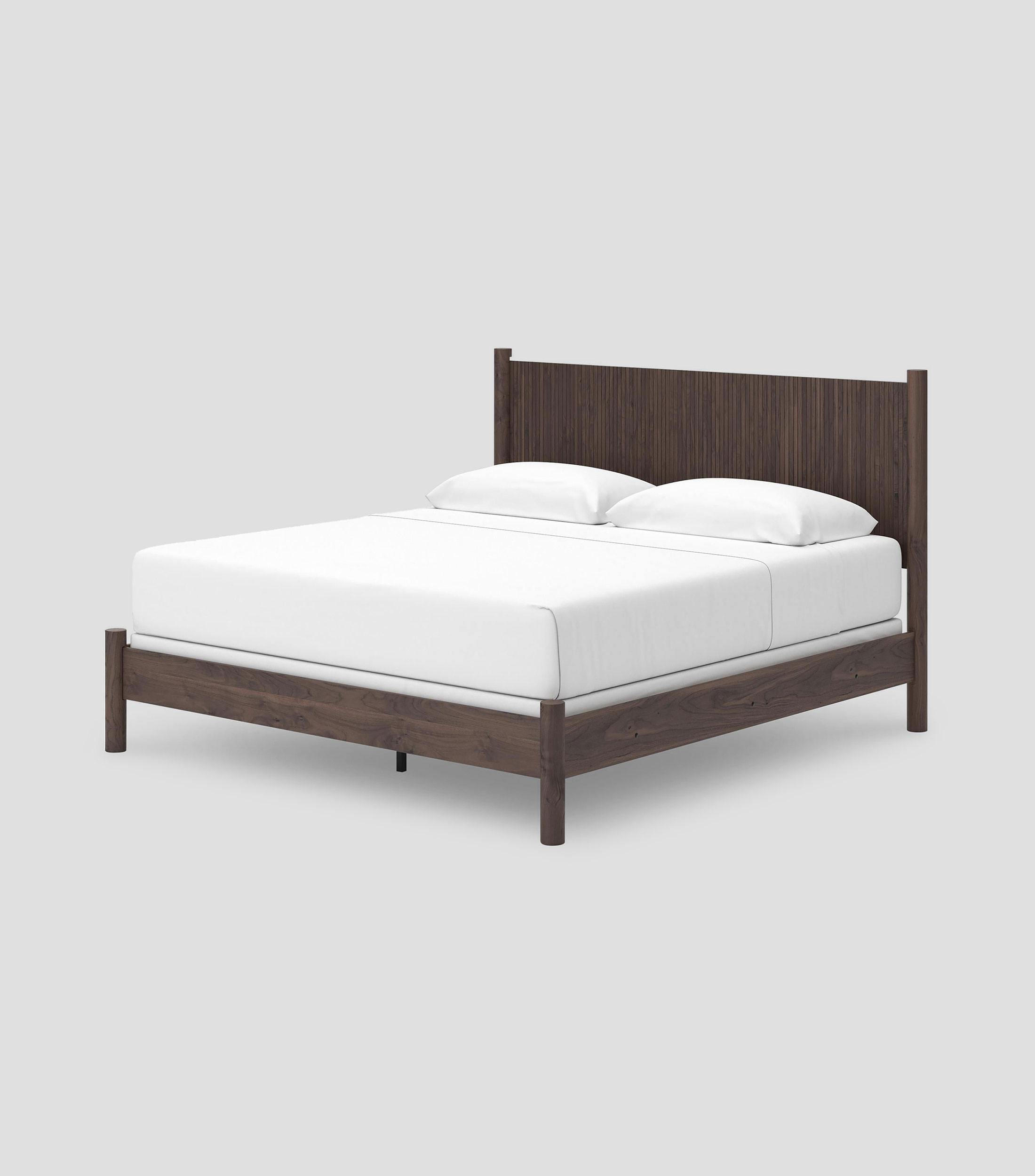 Cama king size de plataforma con cabecera
