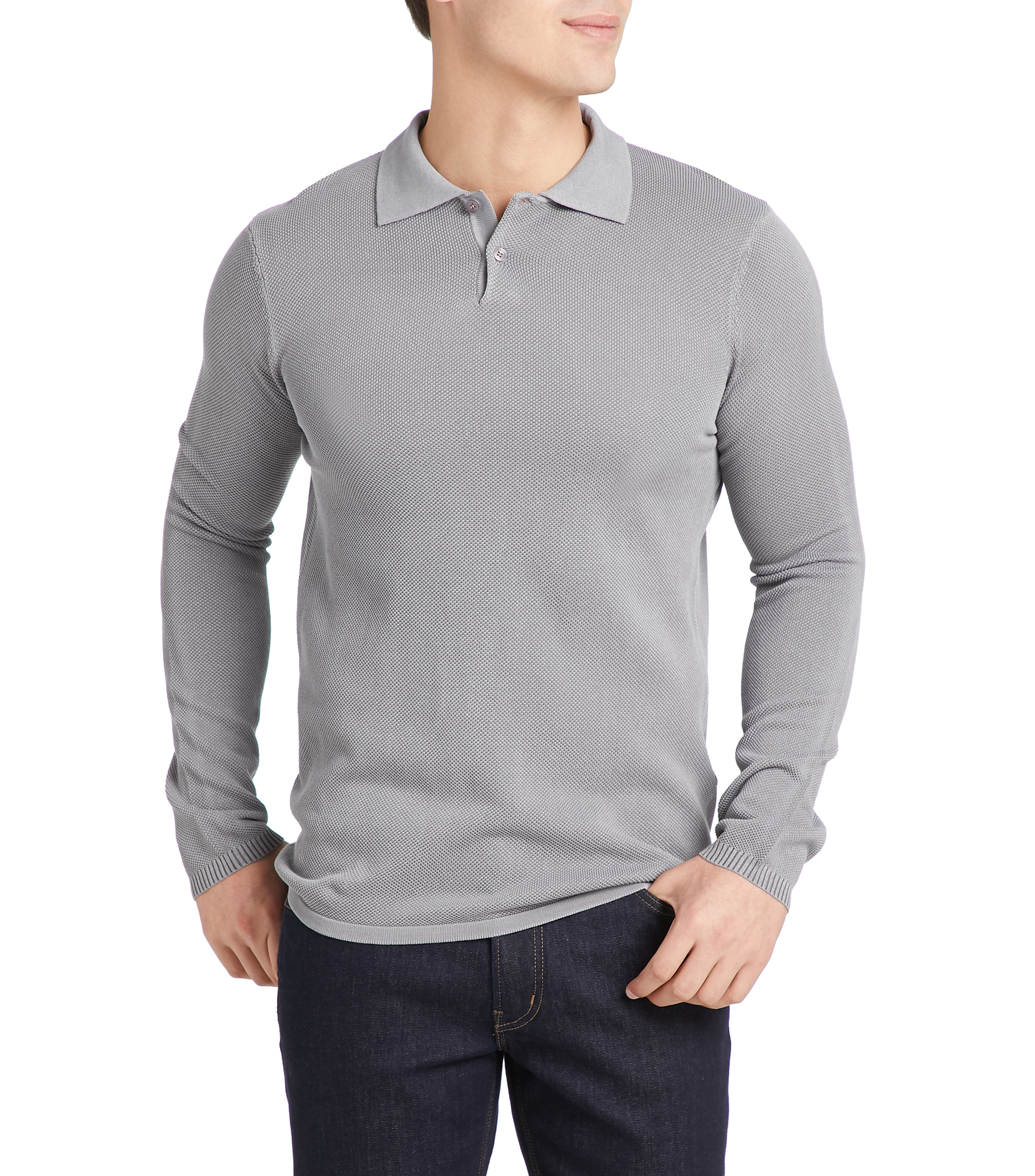 Adolfo Dominguez Playera Polo manga larga Hombre El Palacio de Hierro
