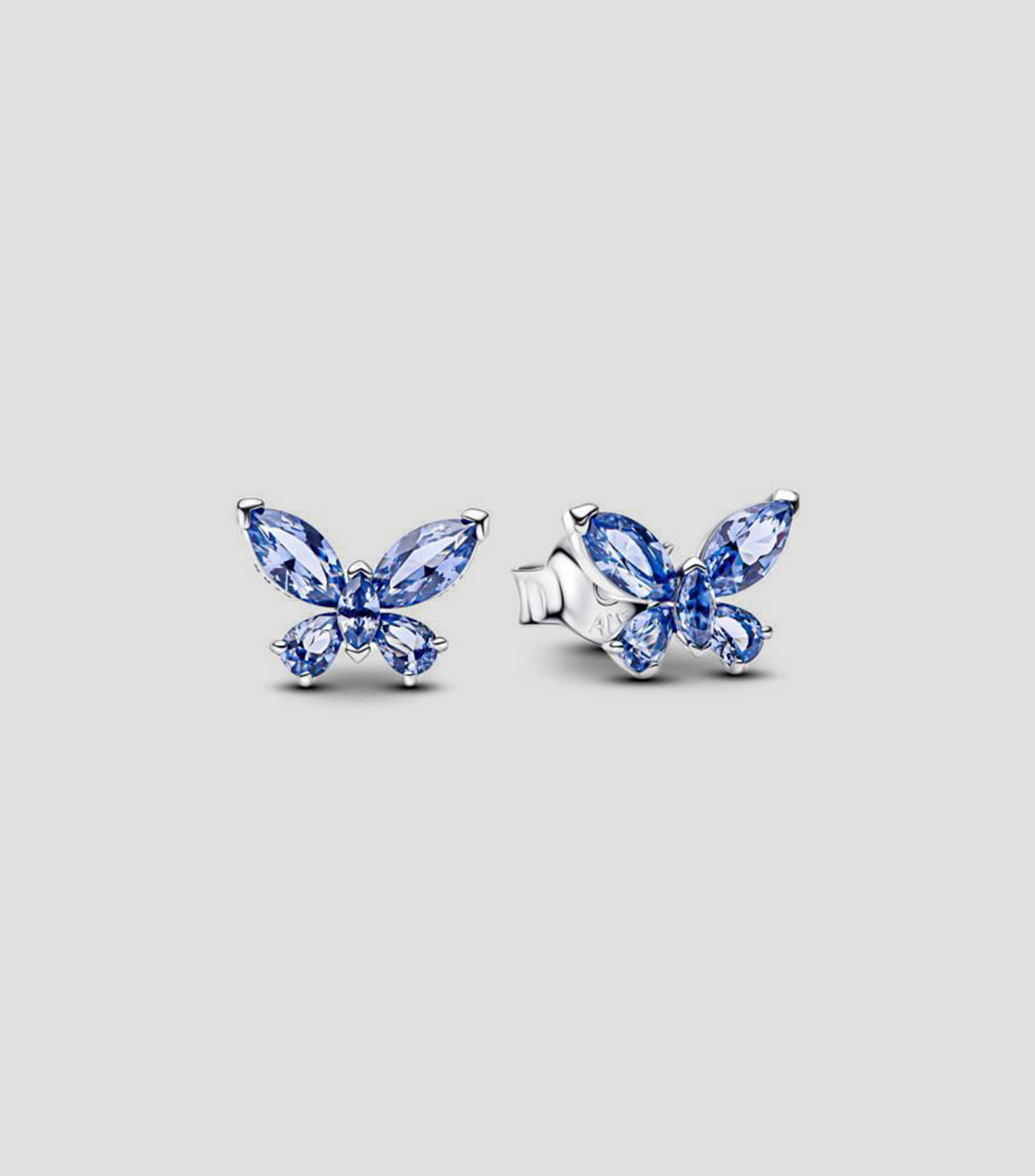 Aretes en plata esterlina mariposa Mujer