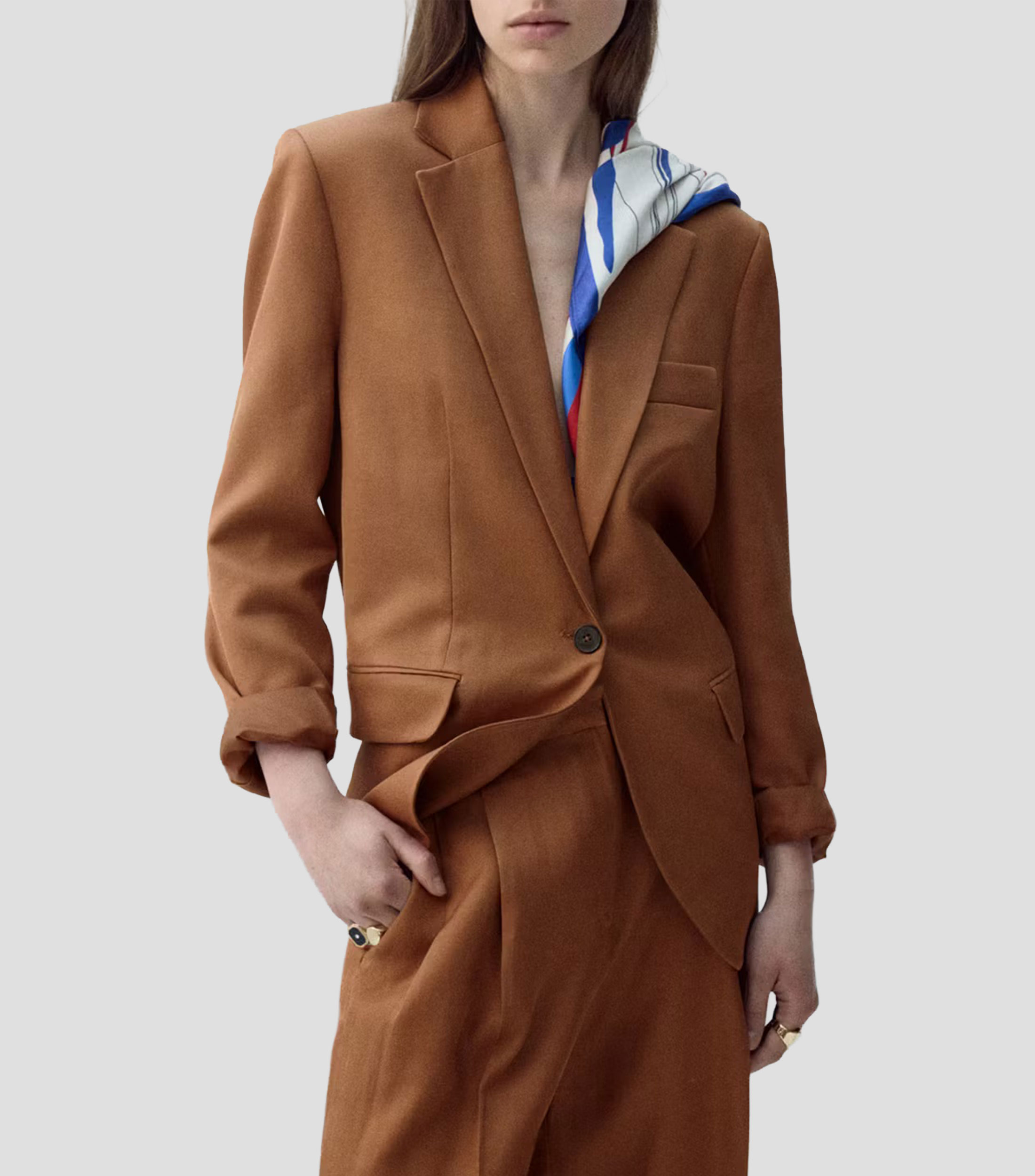 Saco liso Mujer