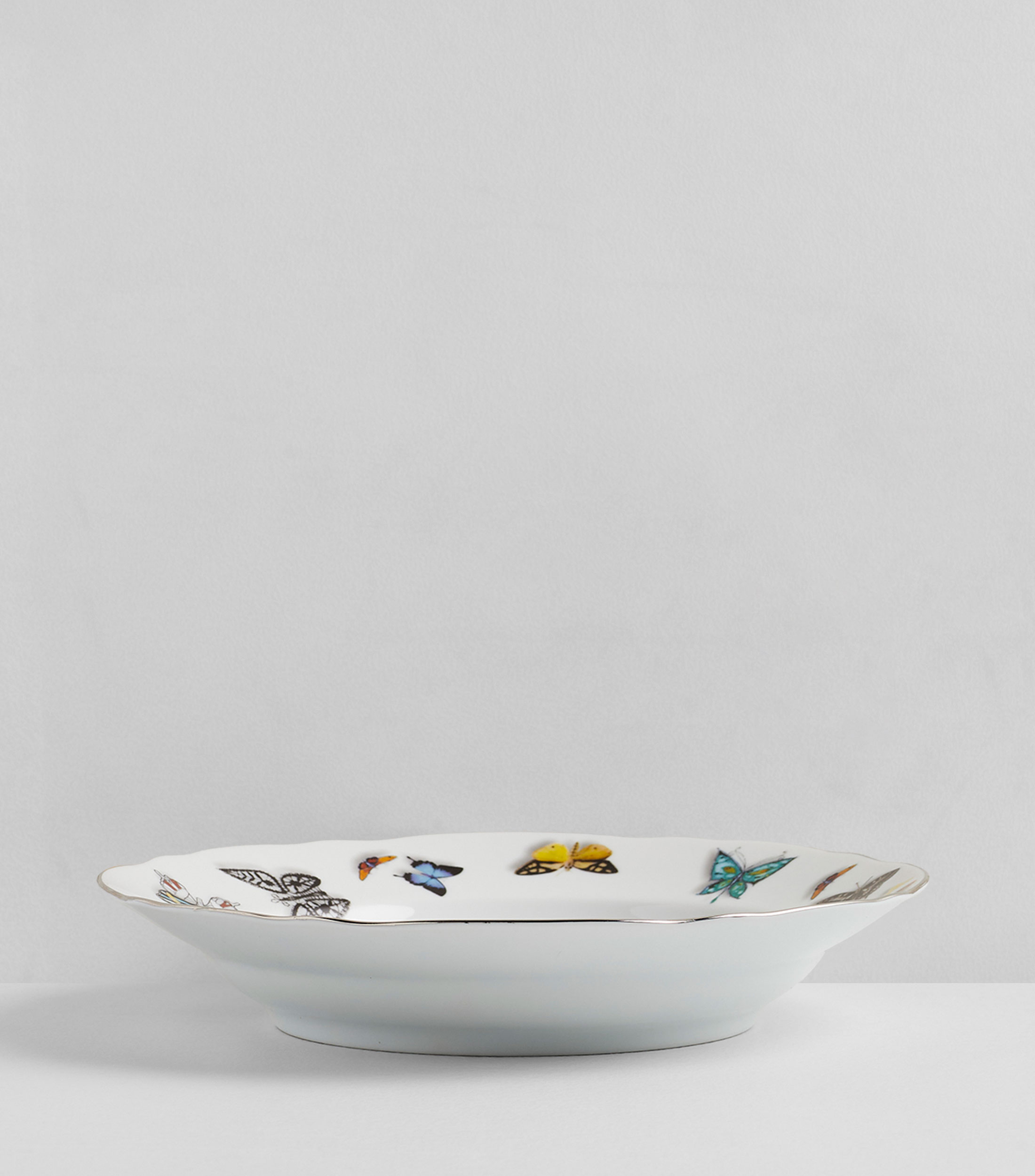 Plato Hondo Butterfly Parade en porcelana