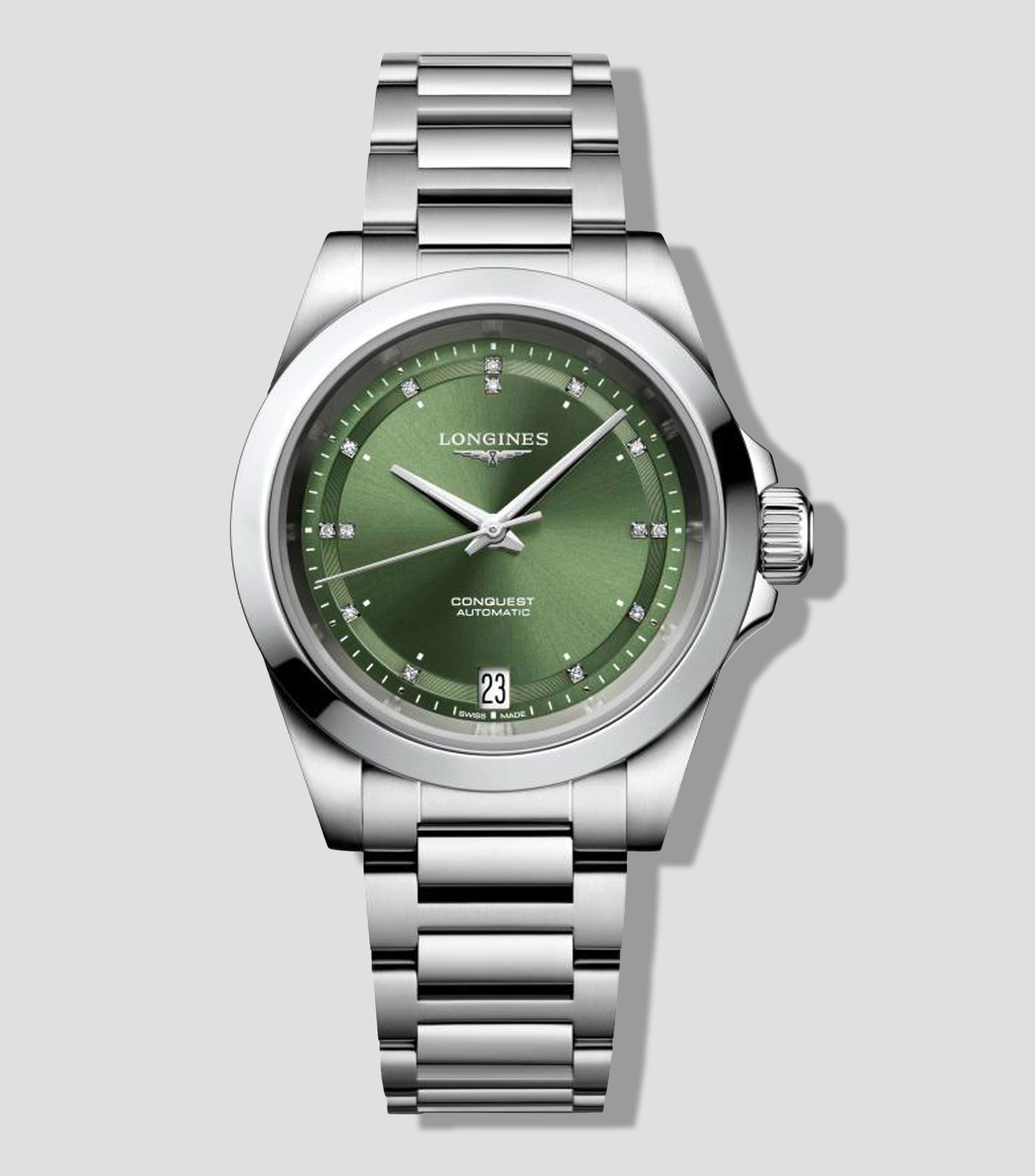 Reloj para Mujer Conquest casual plateado
