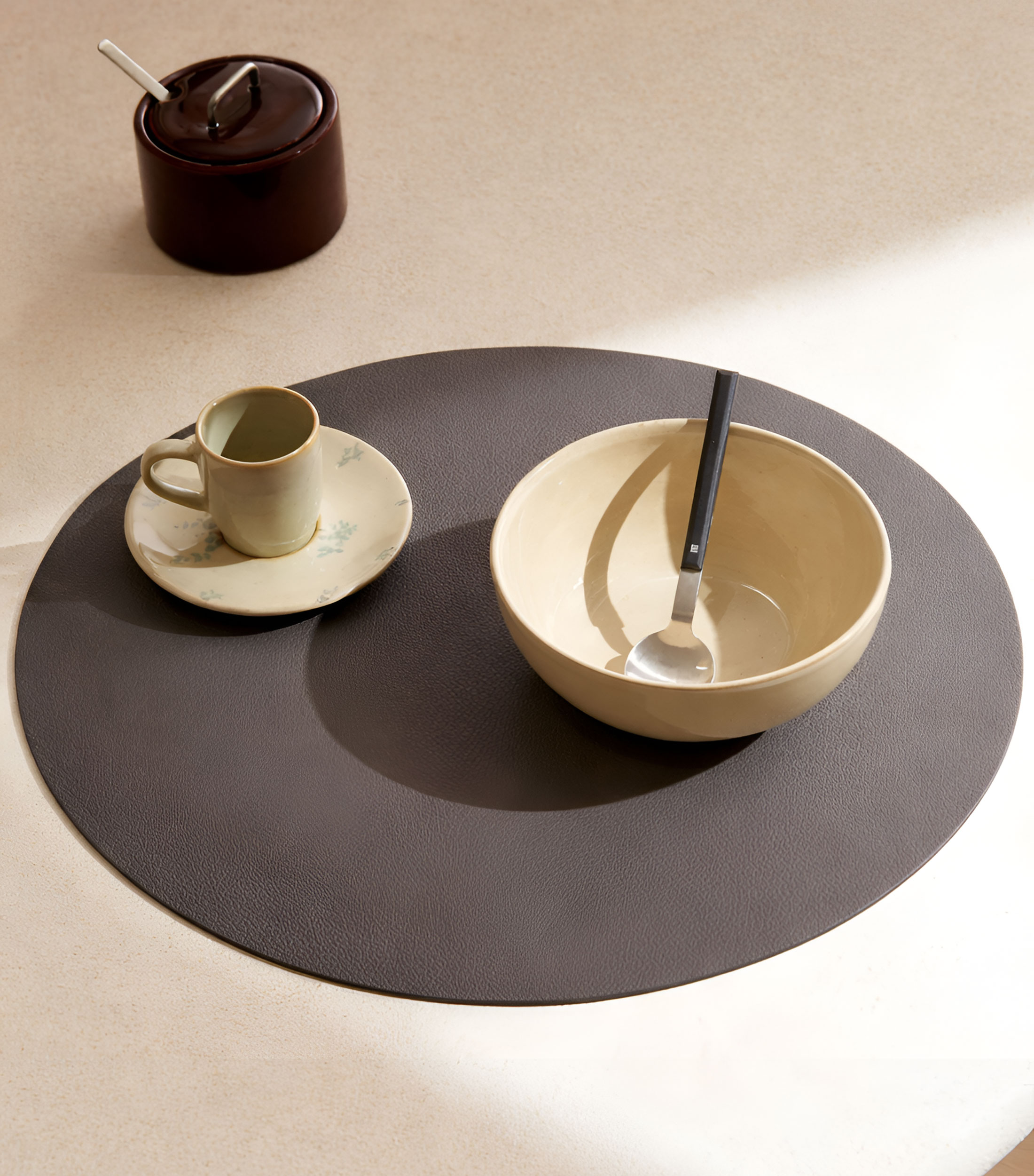 Mantel individual reversible Mila redondo