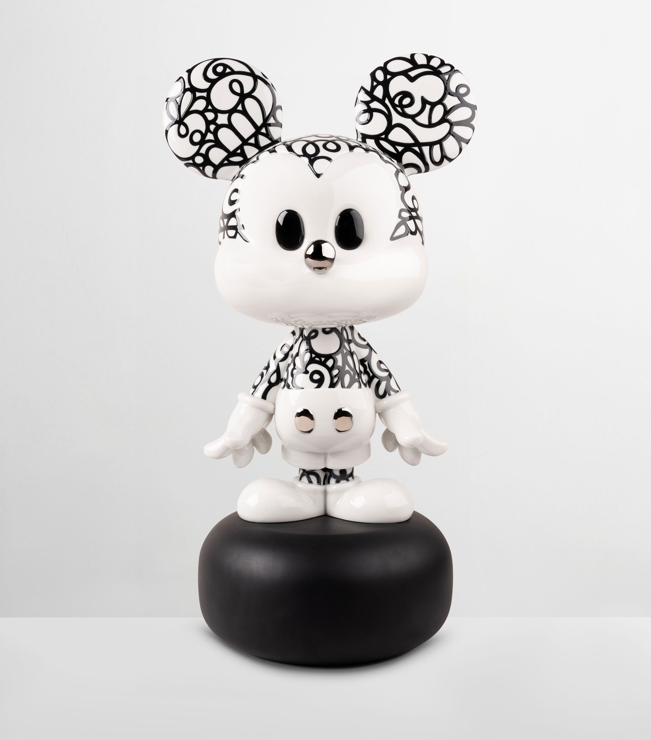 Escultura Doodle Mickey en porcelana