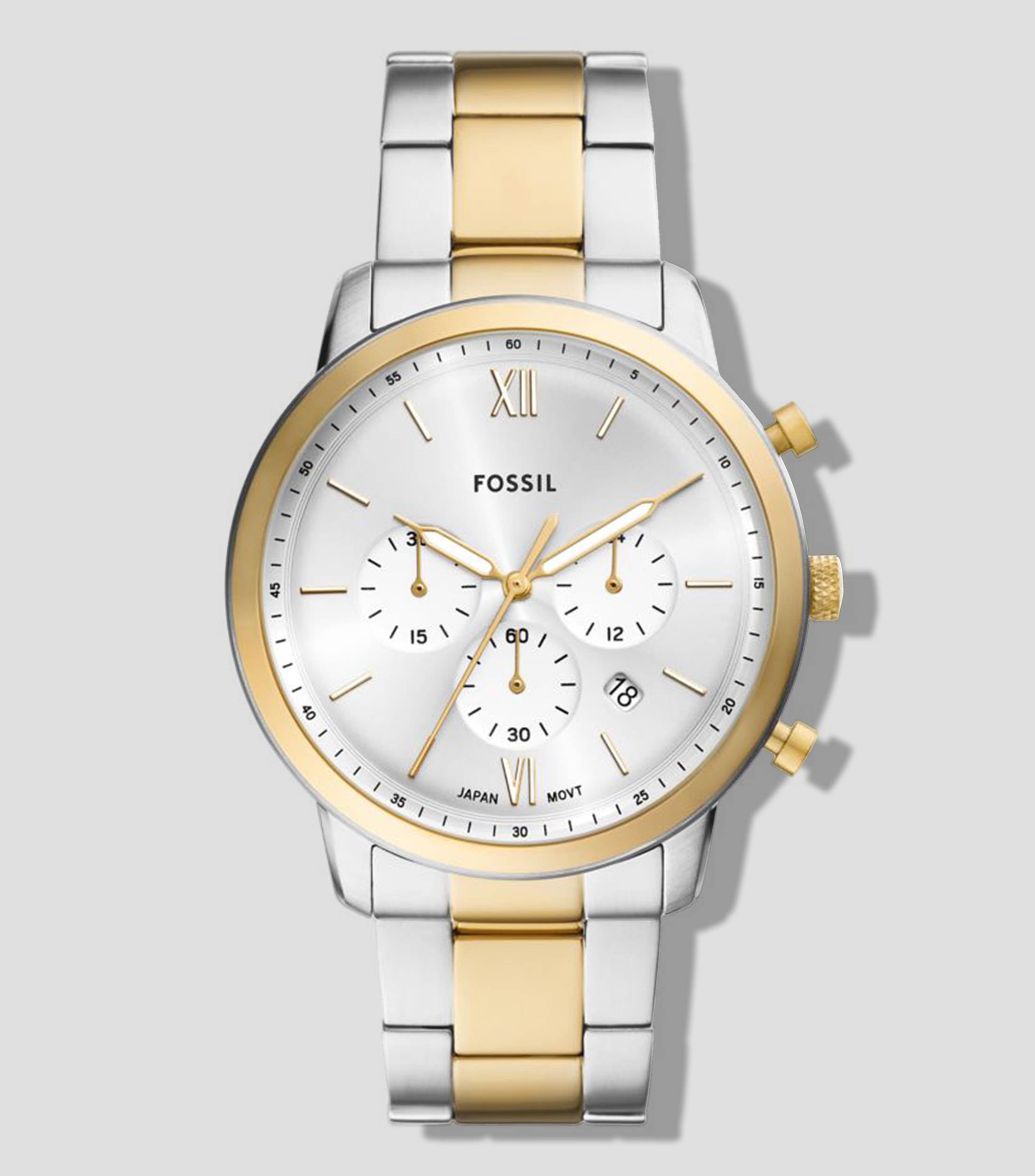 Reloj para Hombre Neutra, Casual, Dorado, Plateado
