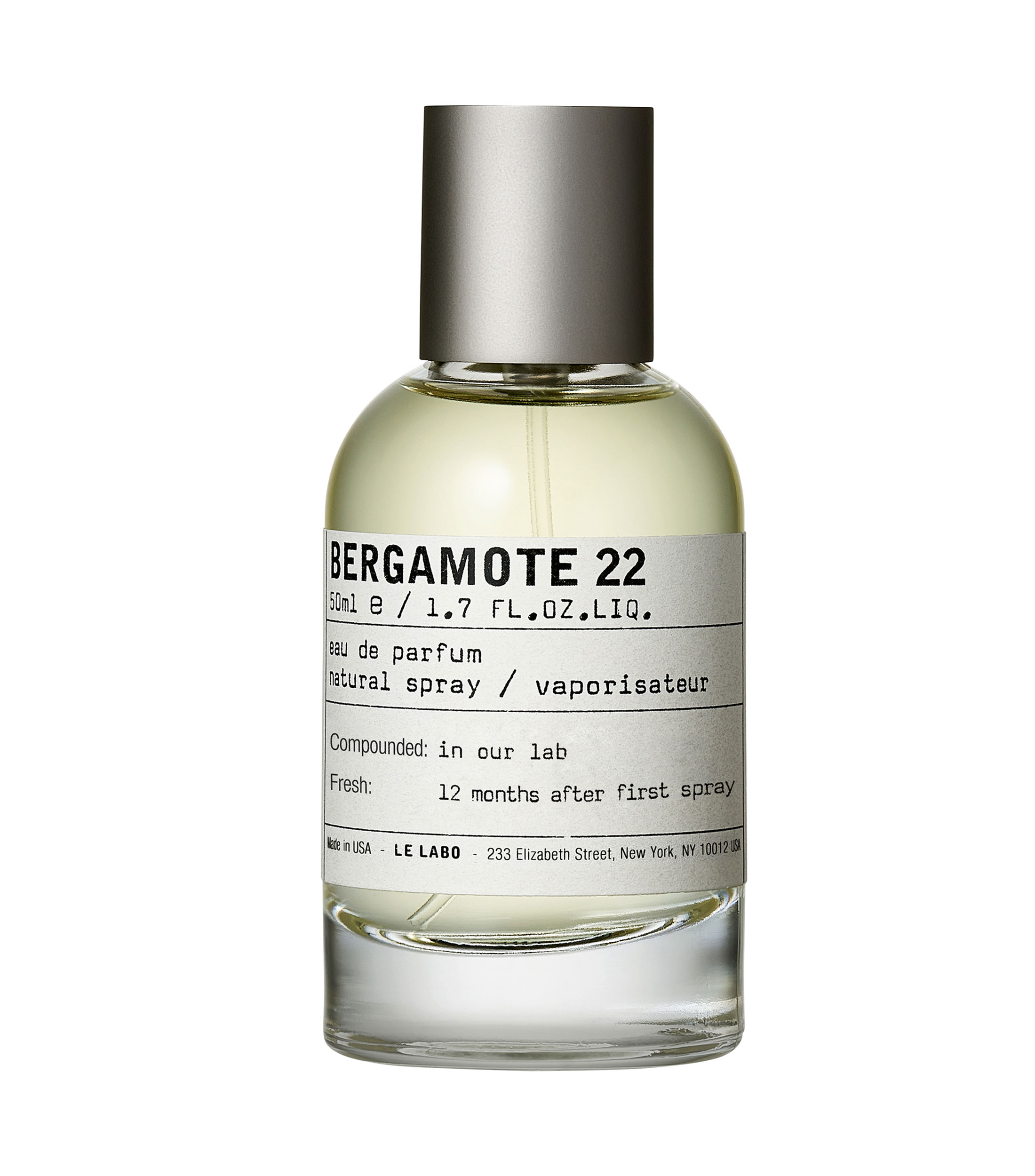 Perfume Bergamote 22 Eau de Parfum, 50 ml Unisex