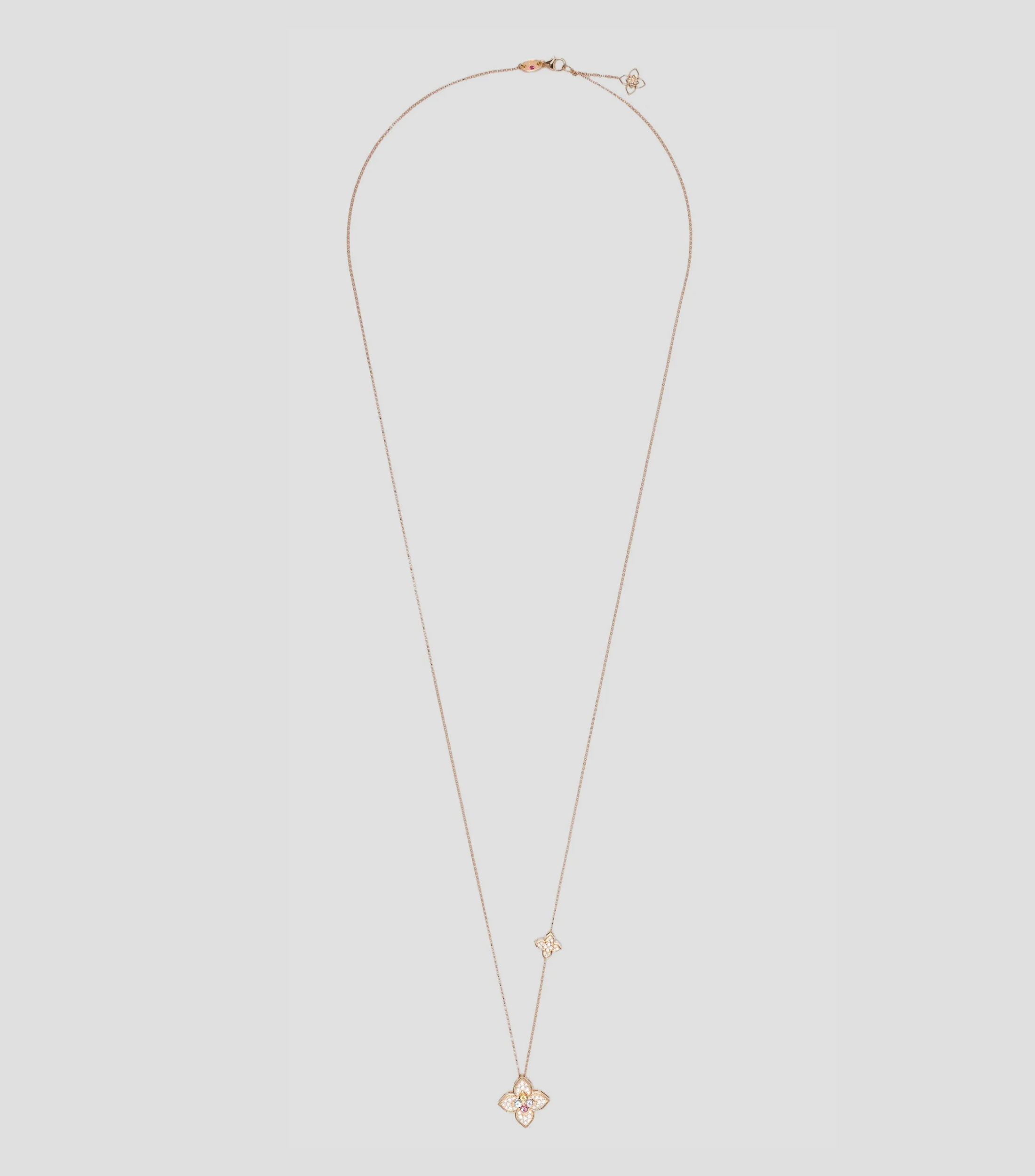 Collar en oro rosa de 18 kilates con diamantes y gemas Venetian Princess Carnival Mujer