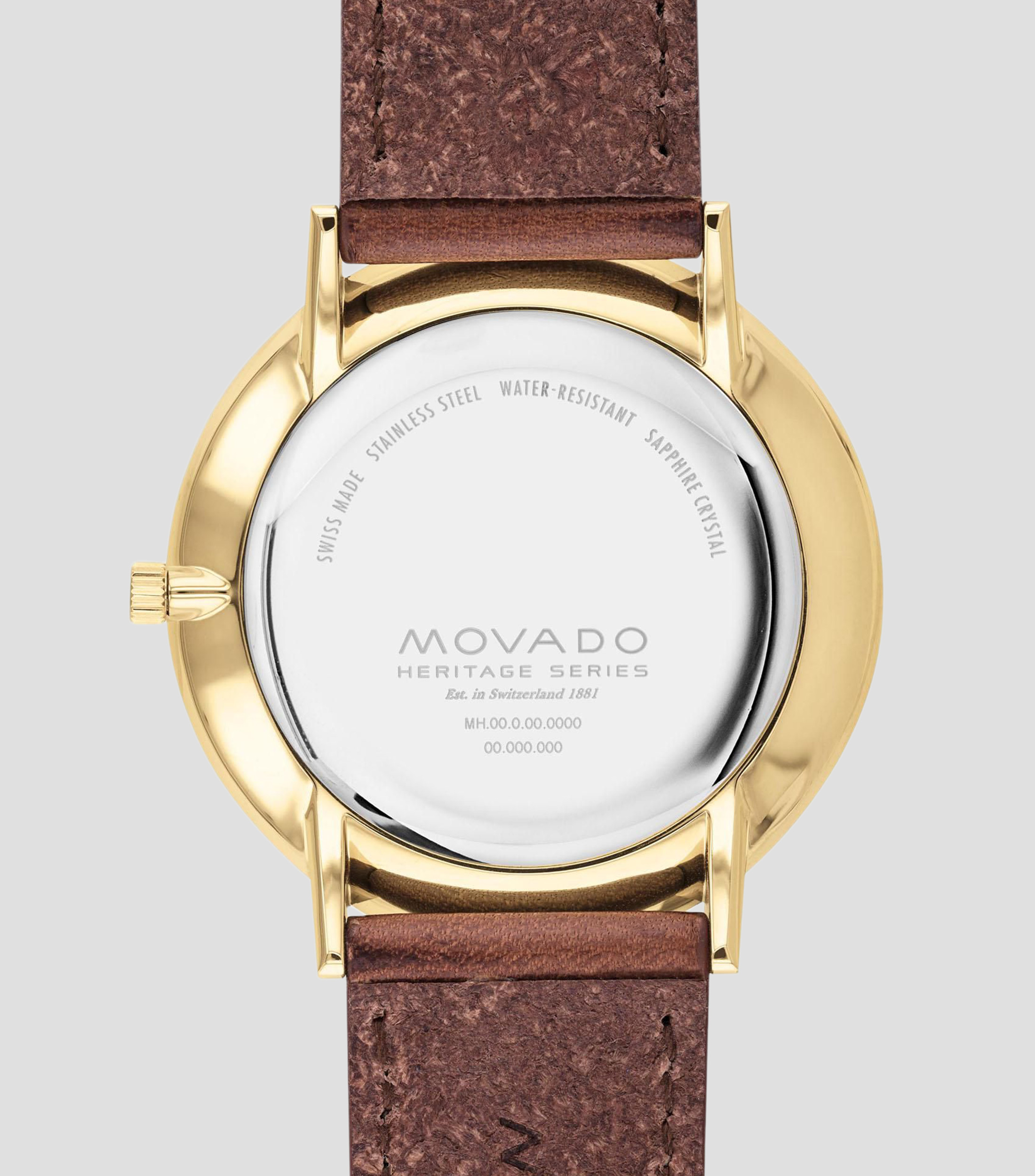 Reloj para Hombre Heritage Silhouette Negro, Dorado