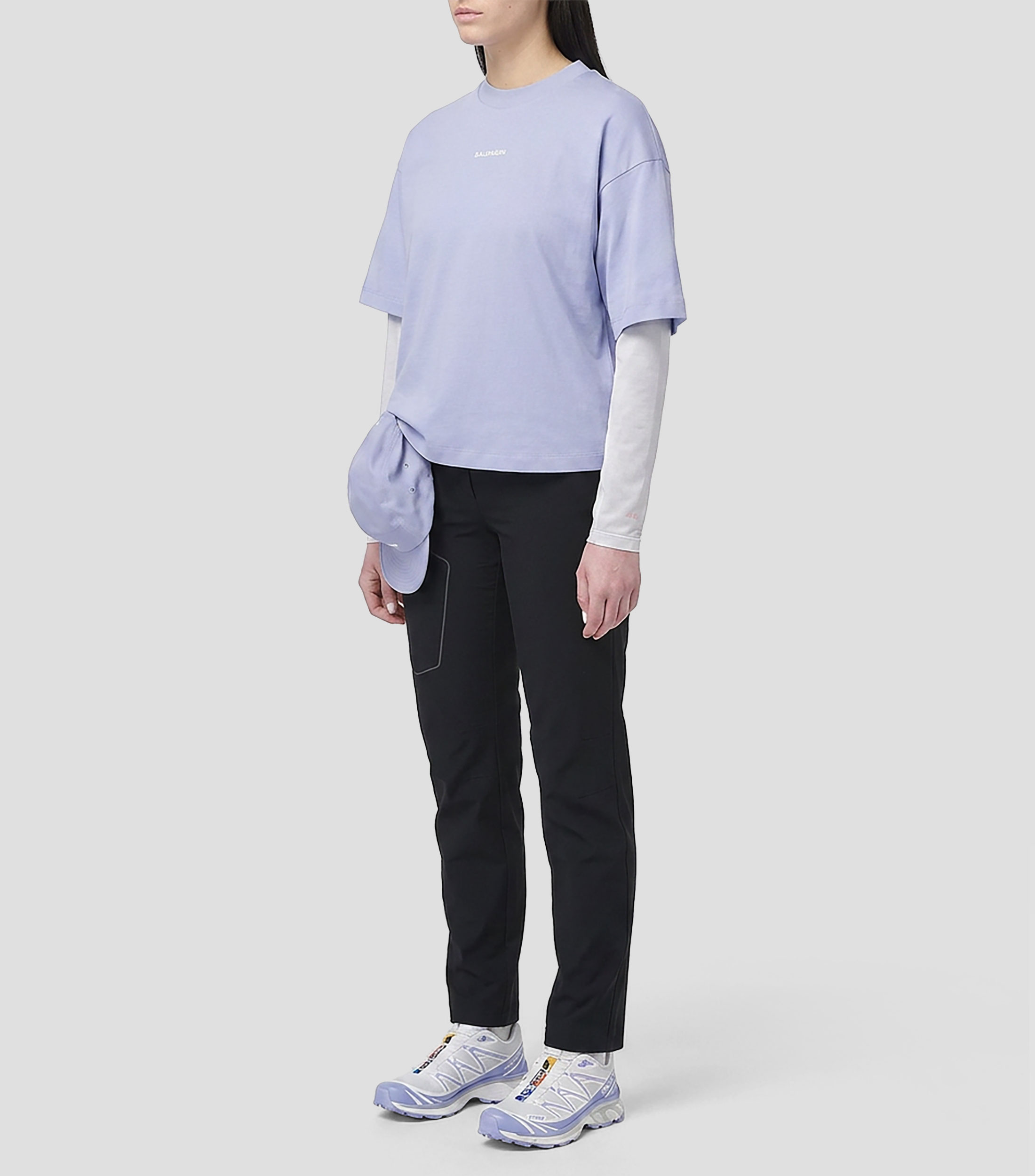 Playera cuello redondo manga corta estampado Mujer