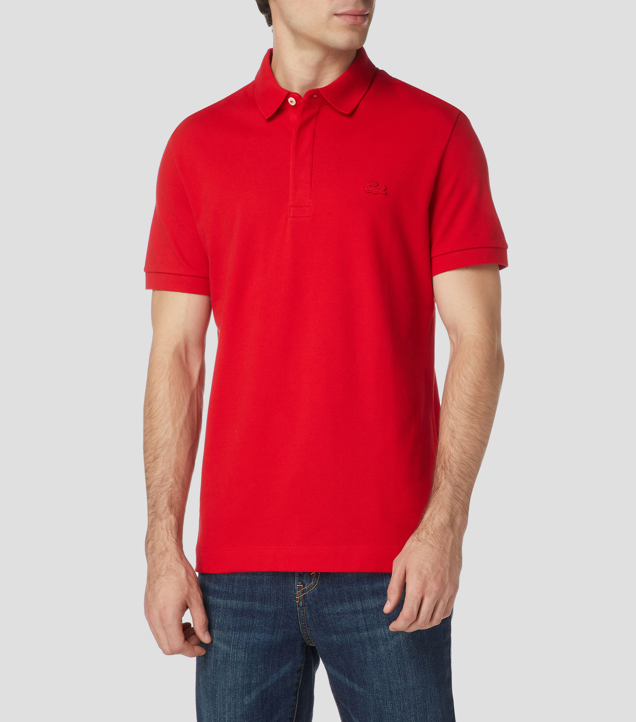 Playera tipo polo con manga corta Hombre