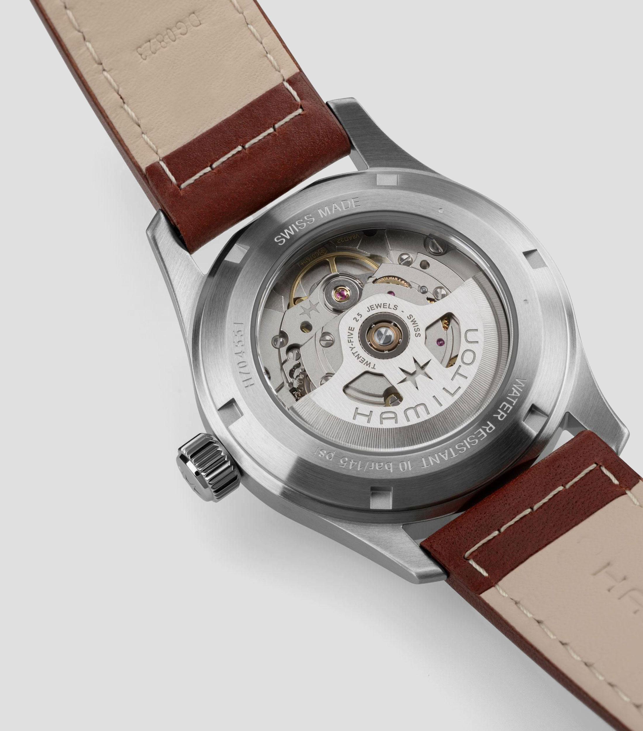 Reloj Unisex Khaki Field Automatic Casual Plateado