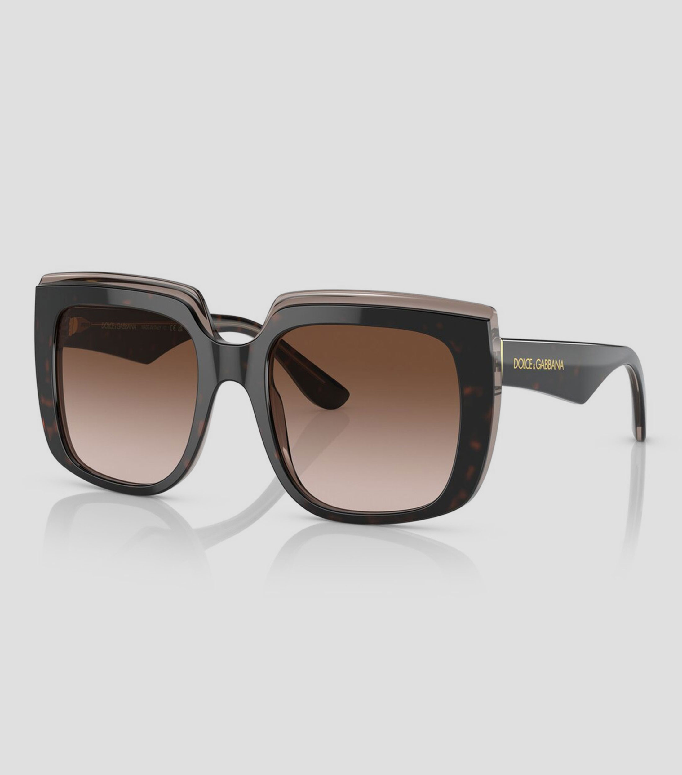 Lentes de sol cuadrados carey Mujer