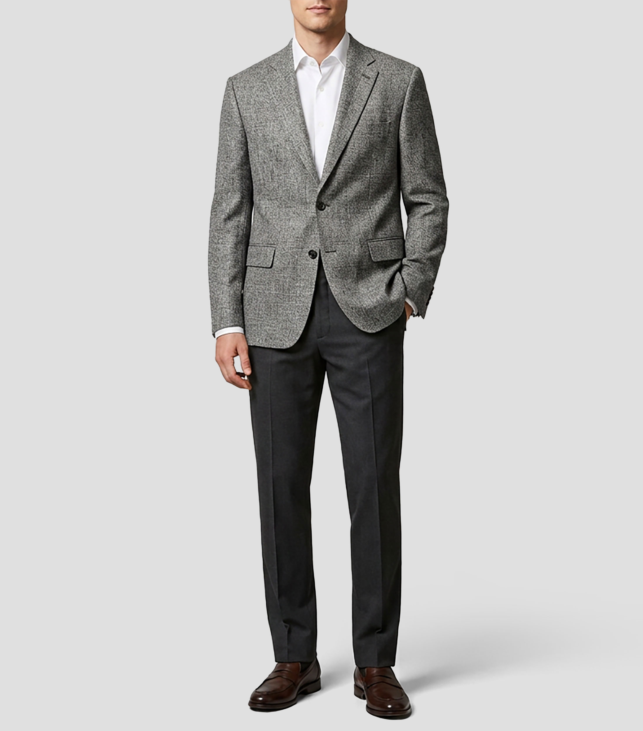 Saco con microdiseño Hombre