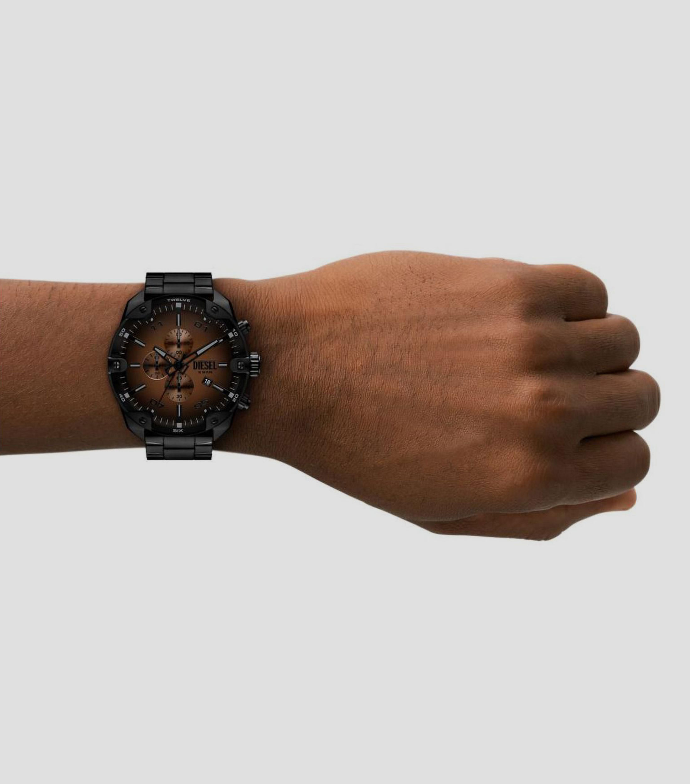 Reloj para hombre Spiked Casual, Negro