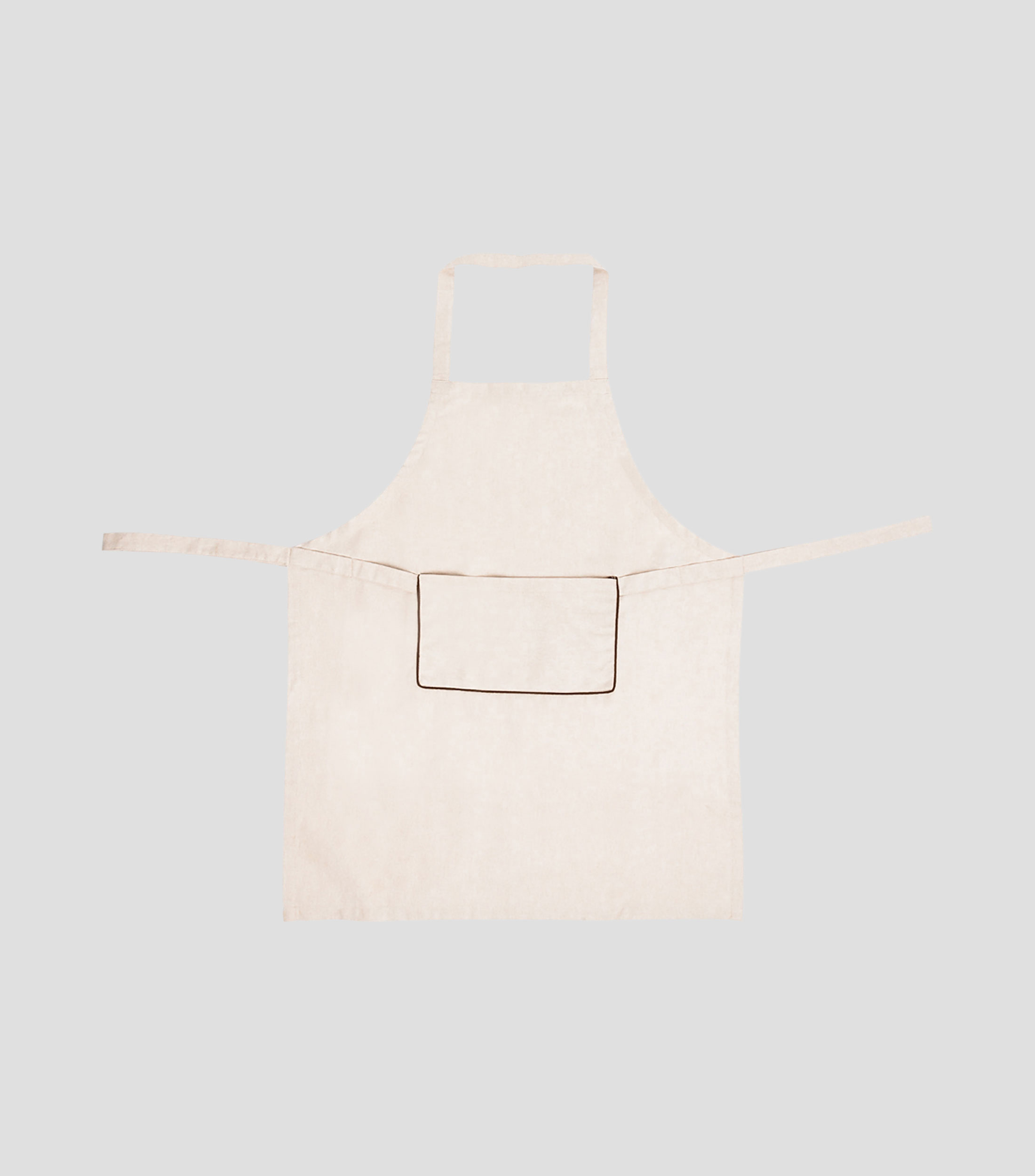Delantal beige