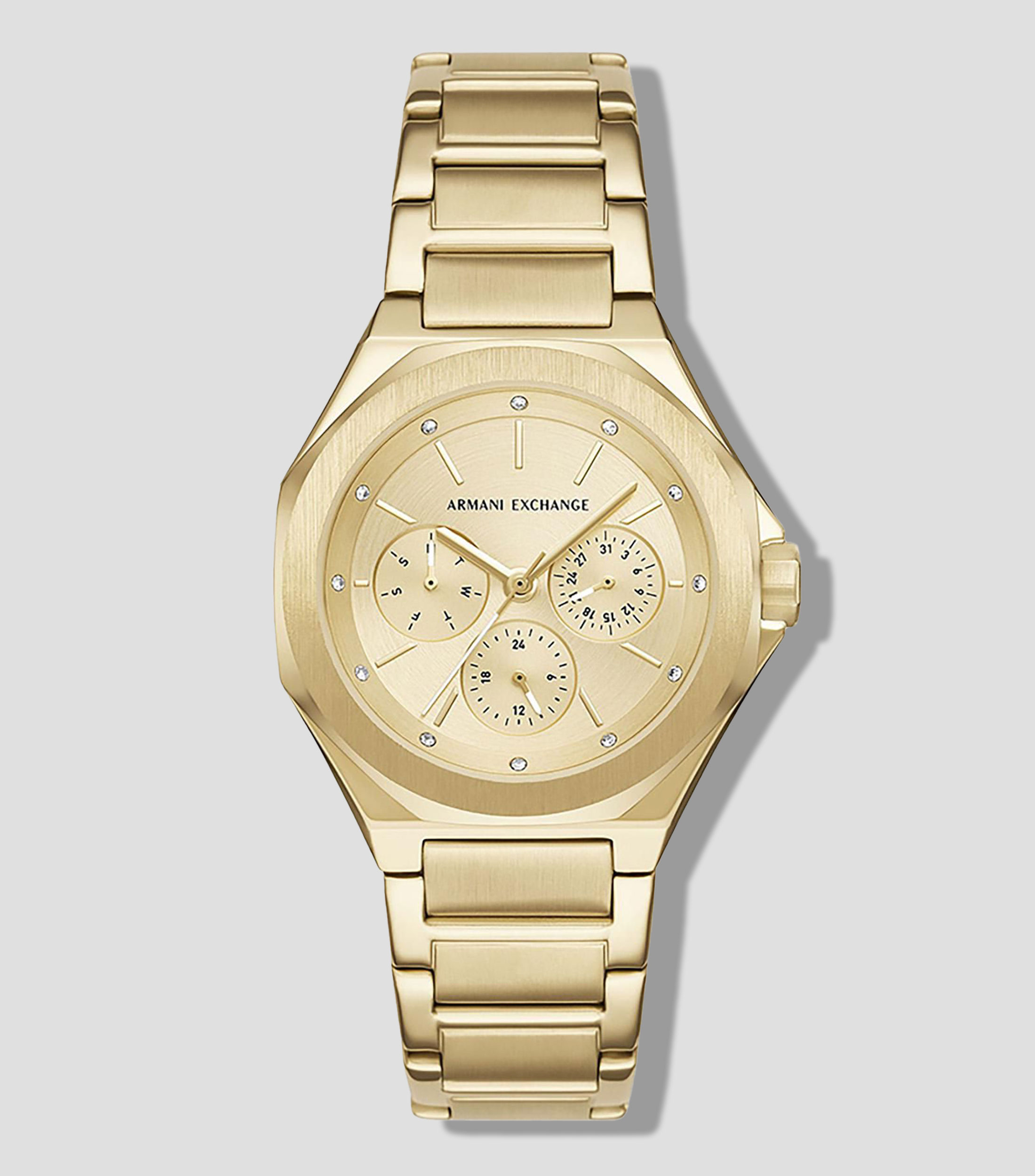 Reloj para mujer Street casual dorado