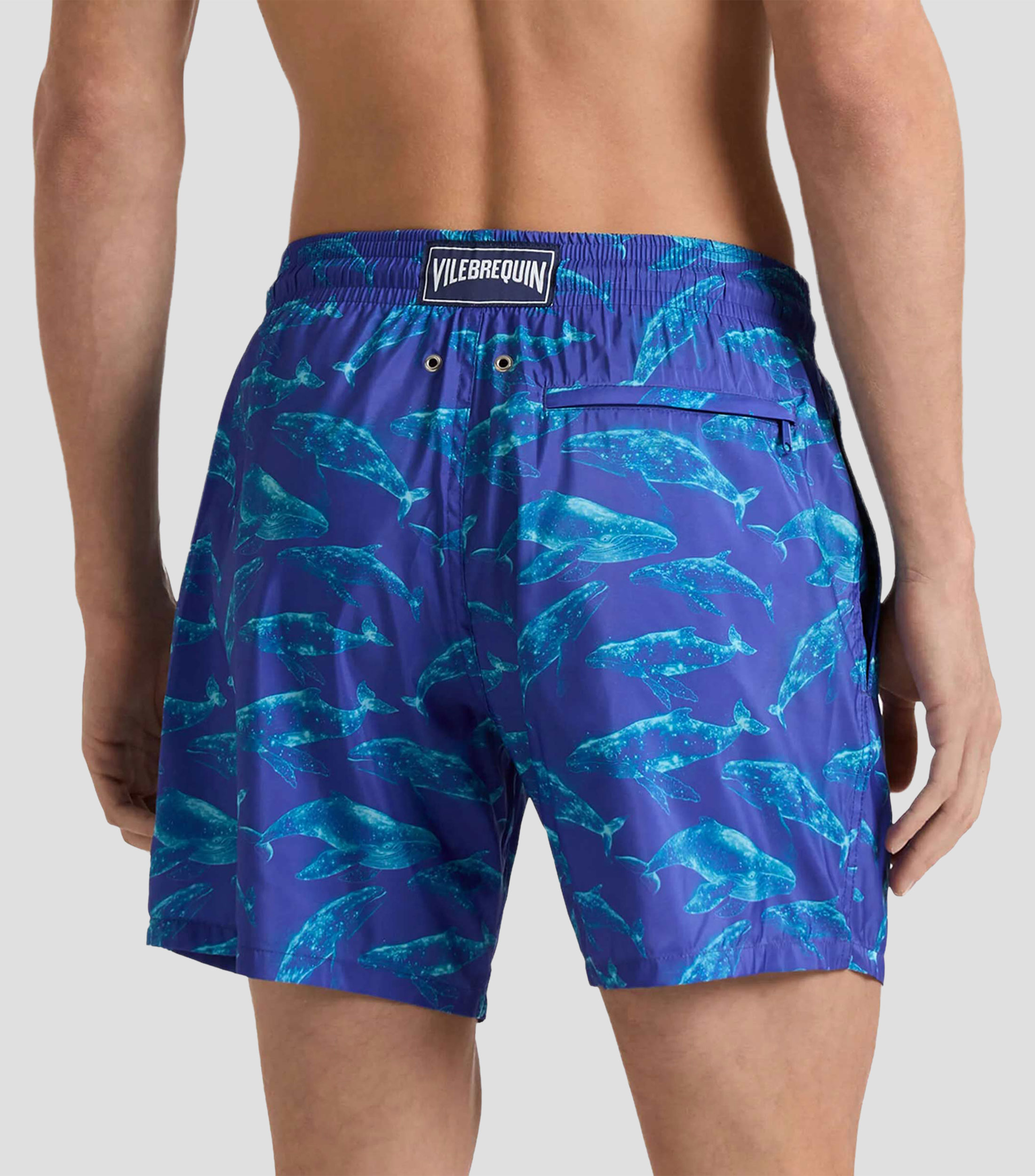 Traje de baño corto estampado Hombre