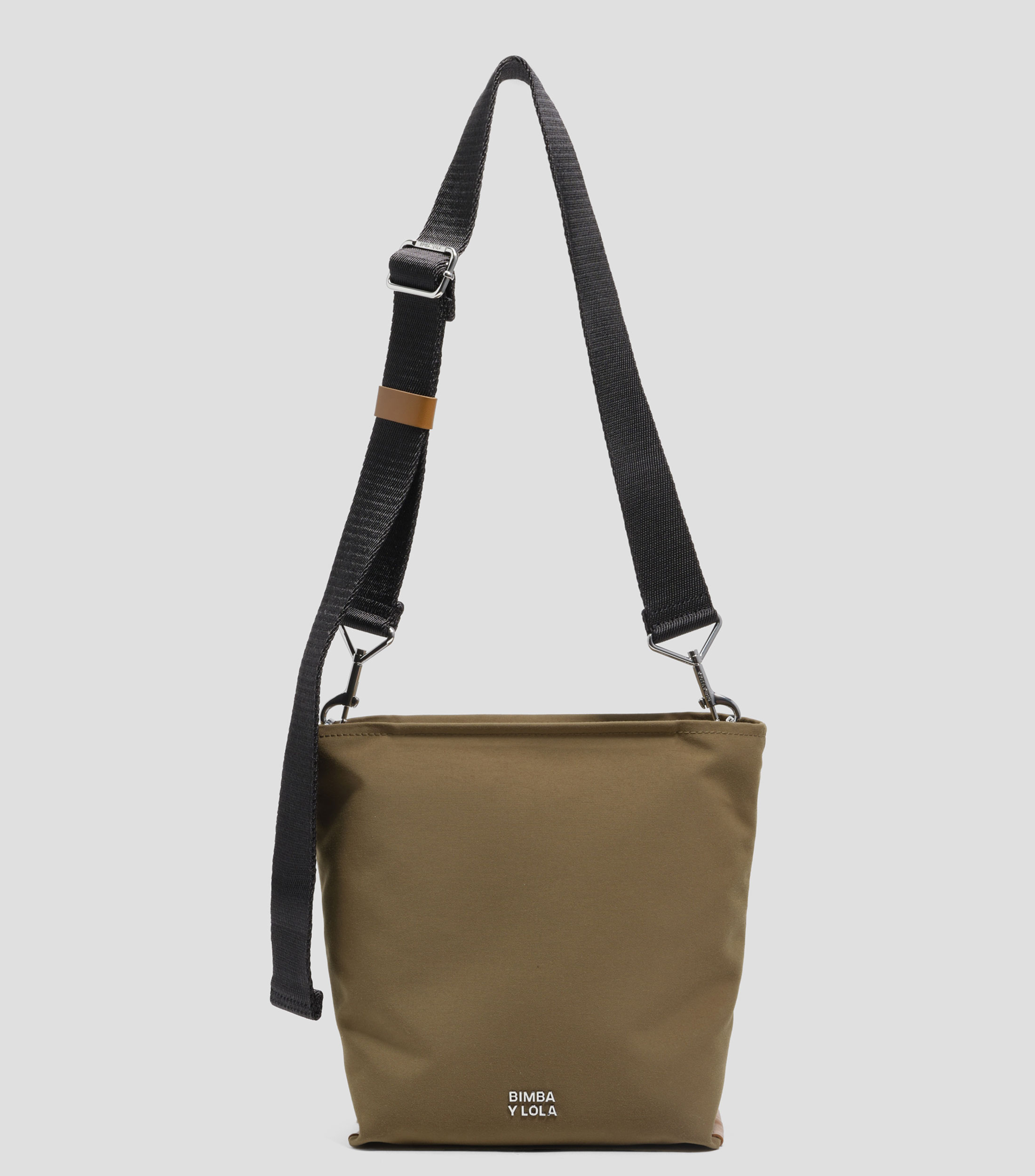 Bolsa carlino nylon oliva Mujer