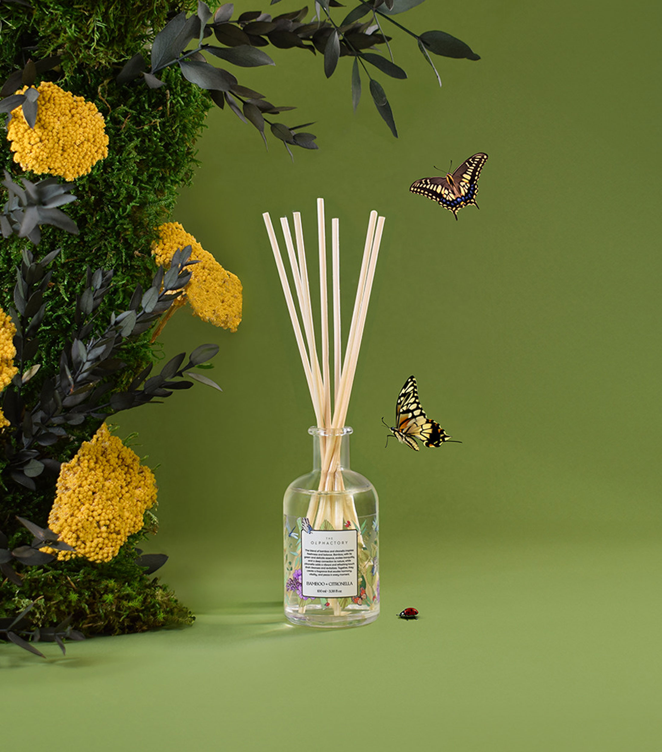Difusor de Fragancia Bambú, Citronella, 100 ml
