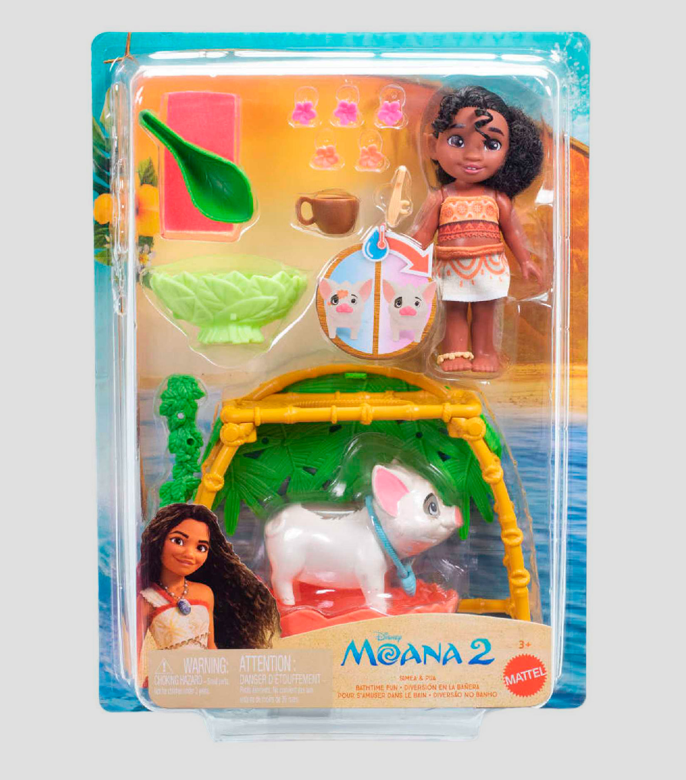 Set Moana 2 Simea y Pua Hora del Bano