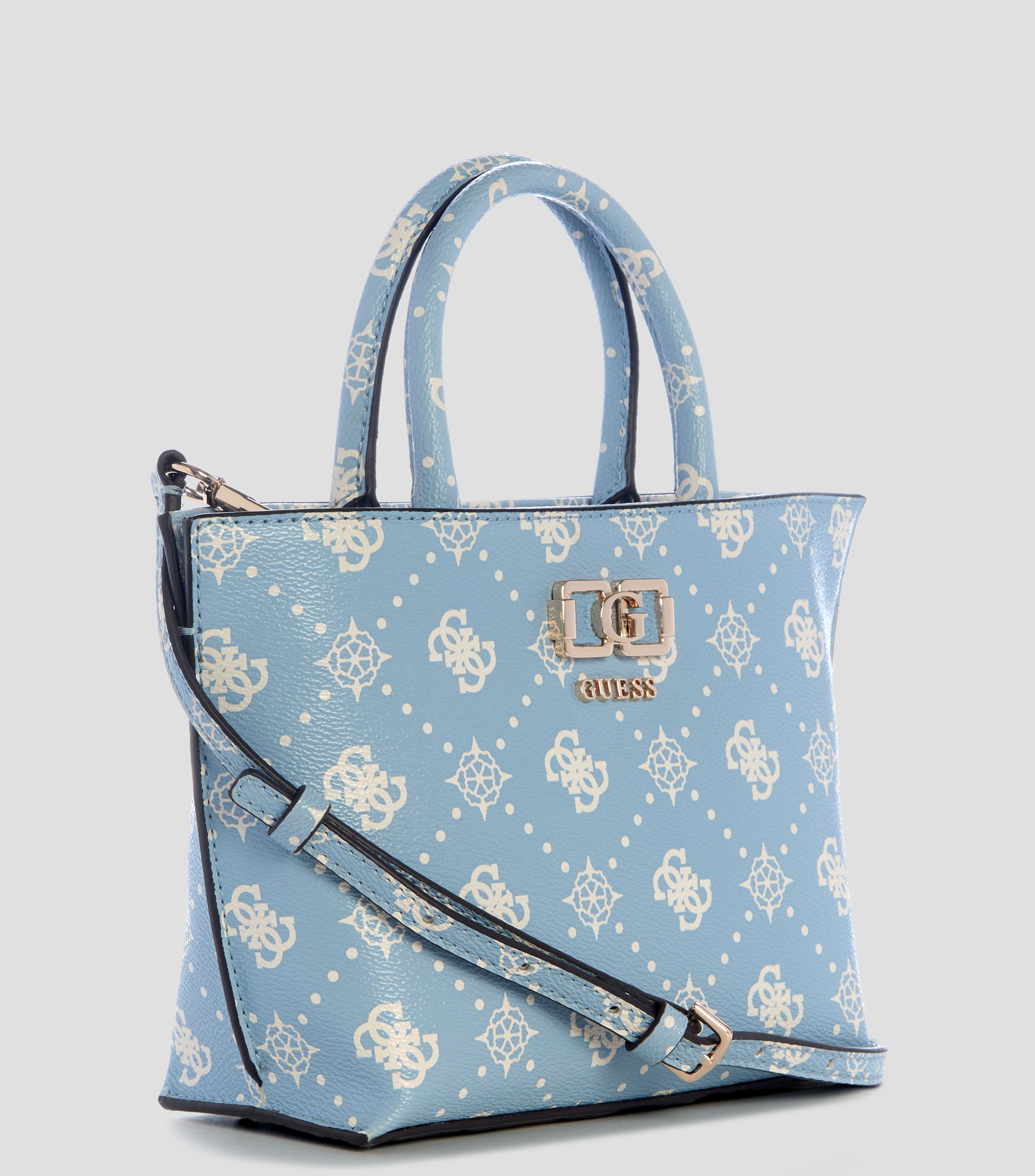 Bolsa tote azul estampada Mujer