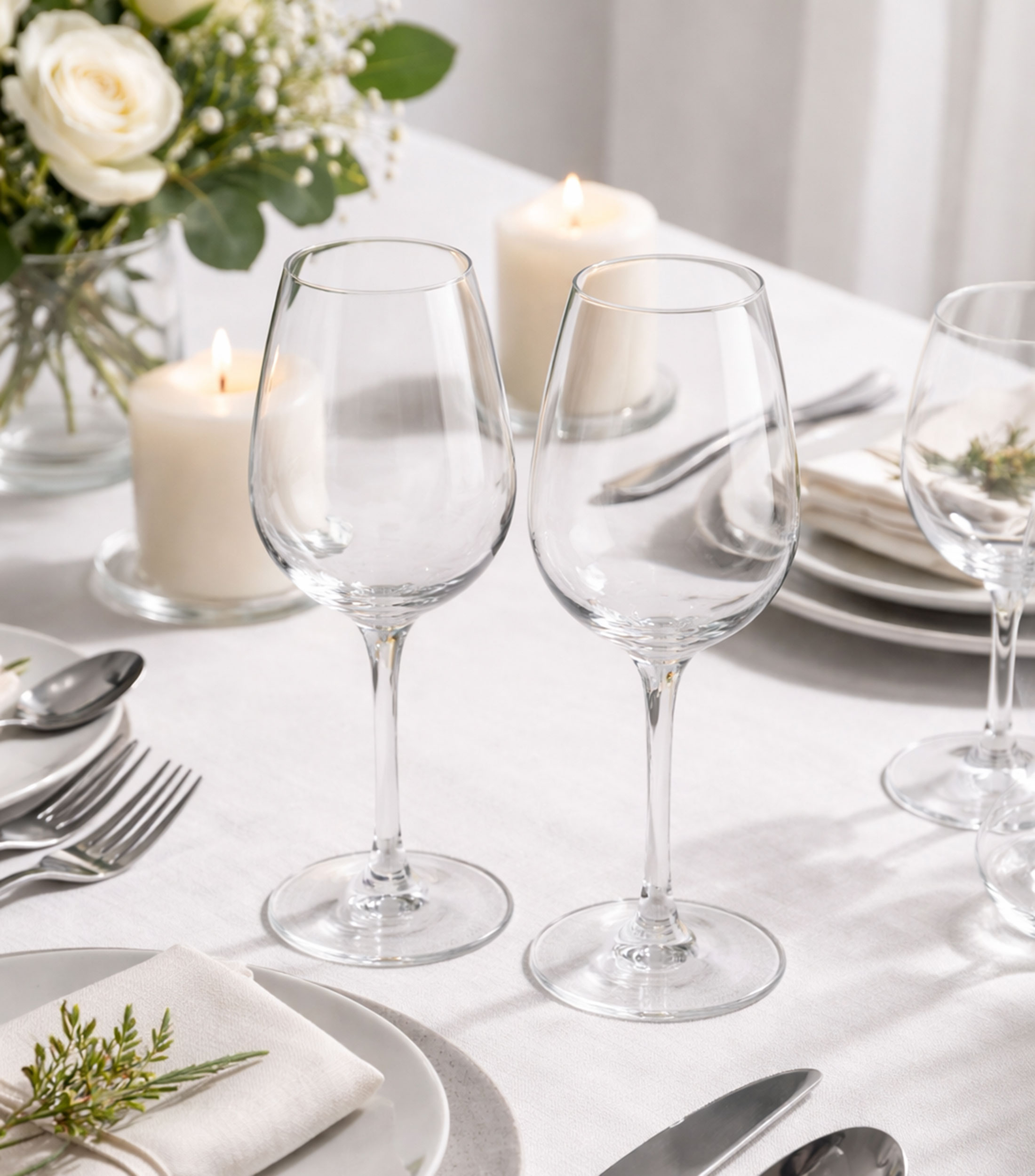 Set 4 copas para vino blanco Purisimo