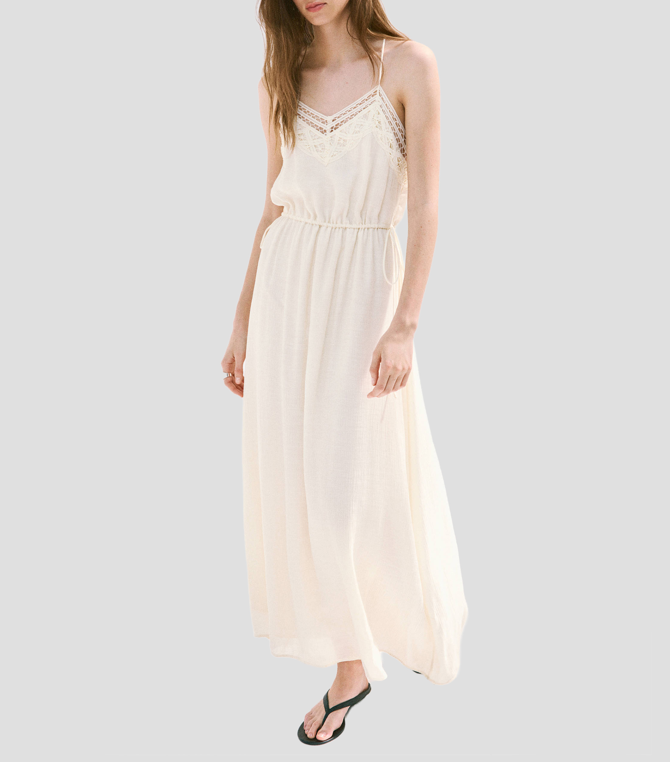 Vestido largo liso Baz Mujer