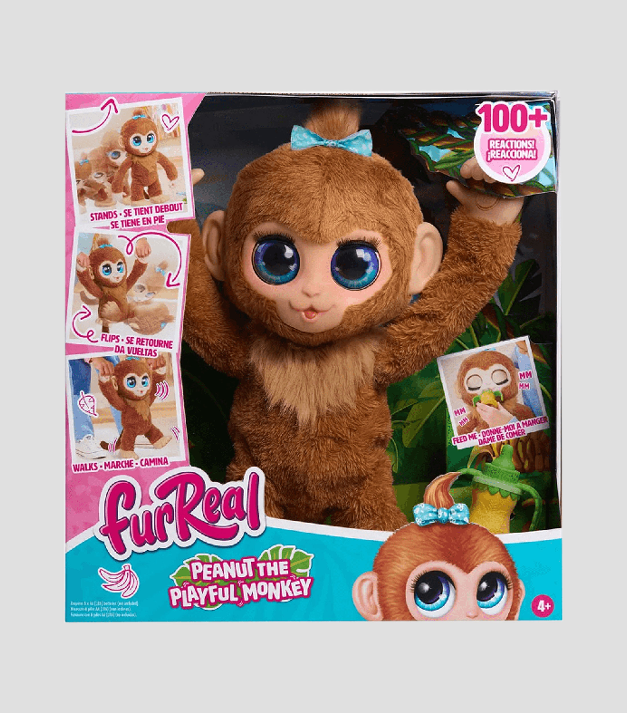 Peluche interactivo Peanut The Playful Monkey