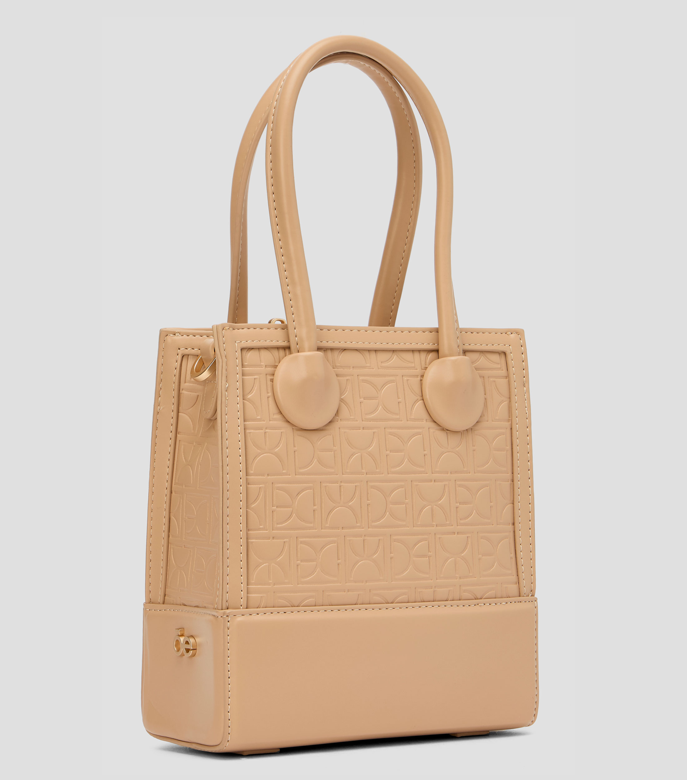 Bolsa mini tote camel Niña