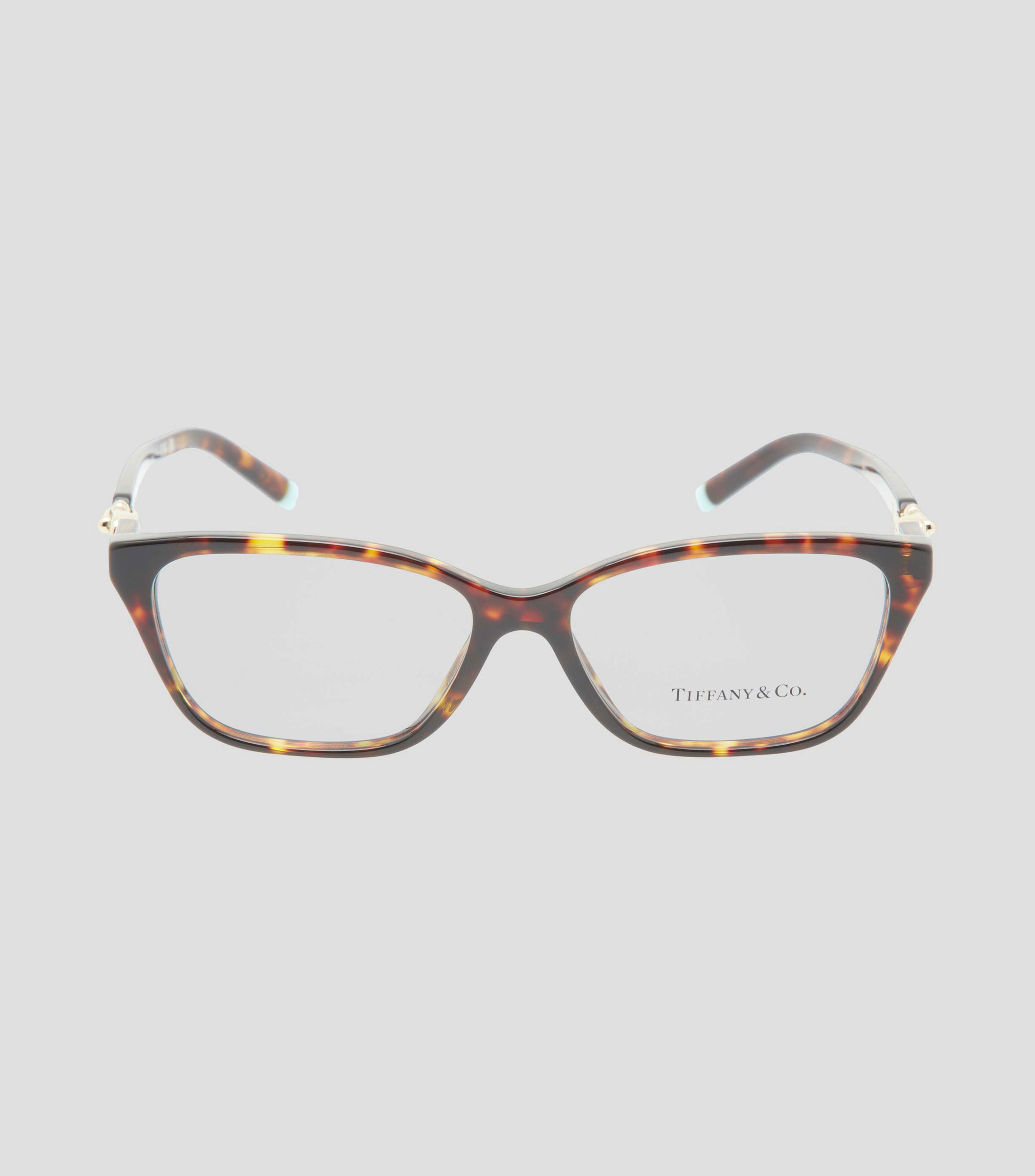 Lentes oftálmicos rectangulares havana Mujer