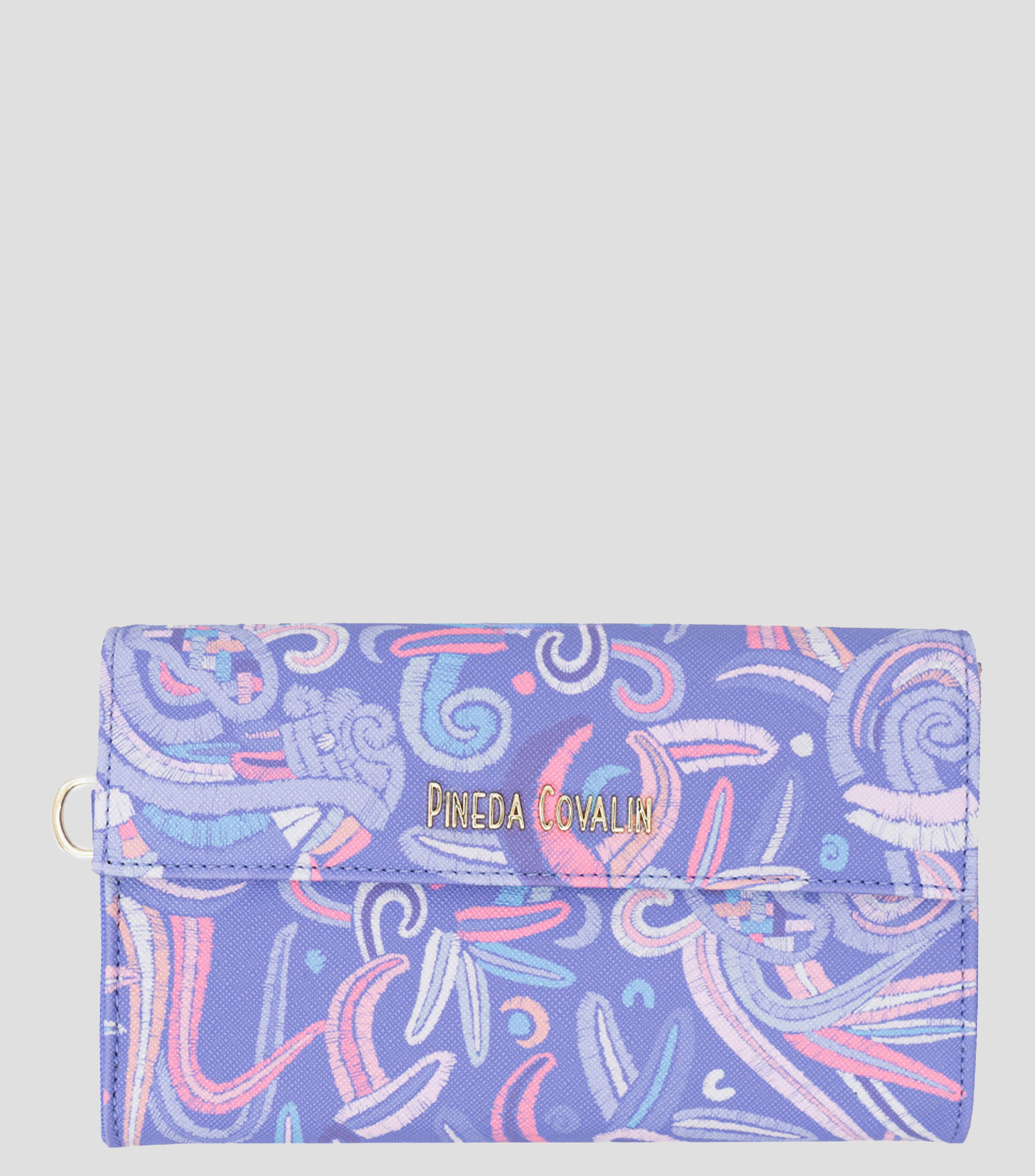Bolsa wristlet lila Quetzalcóatl Mujer