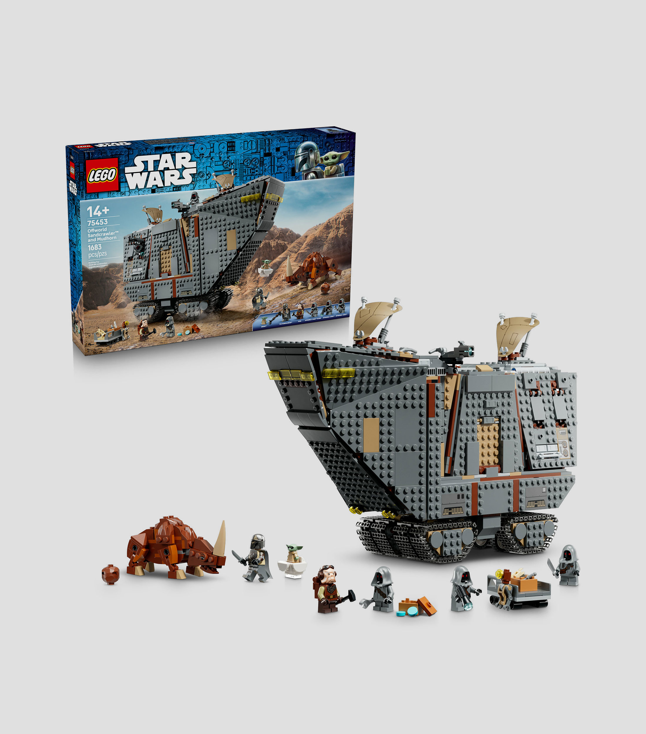 Lego Star Wars Reptador de las Arenas del Exterior y Mudhorn 75453